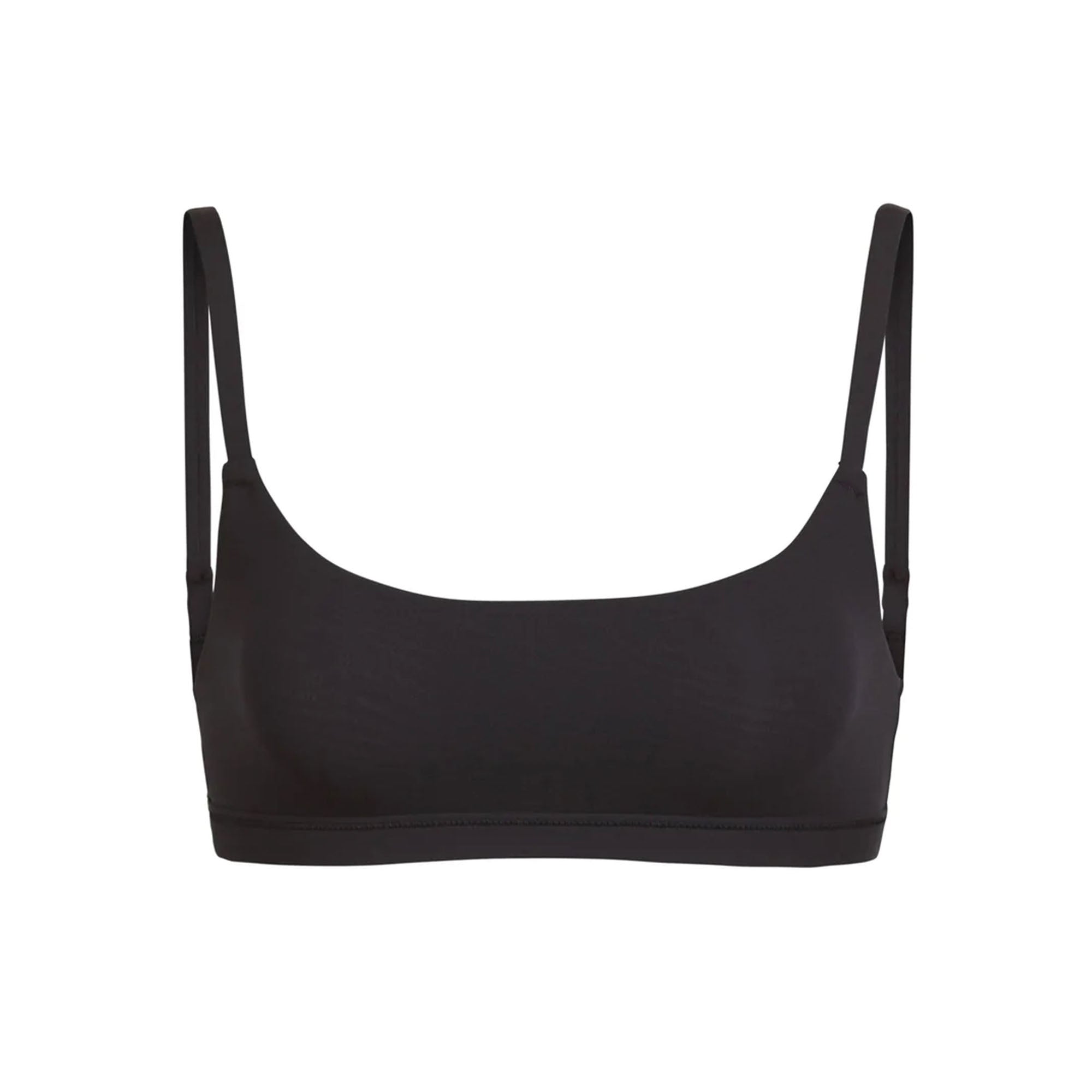 SKIMS FITS EVERYBODY SCOOP BRALETTE | ONYX