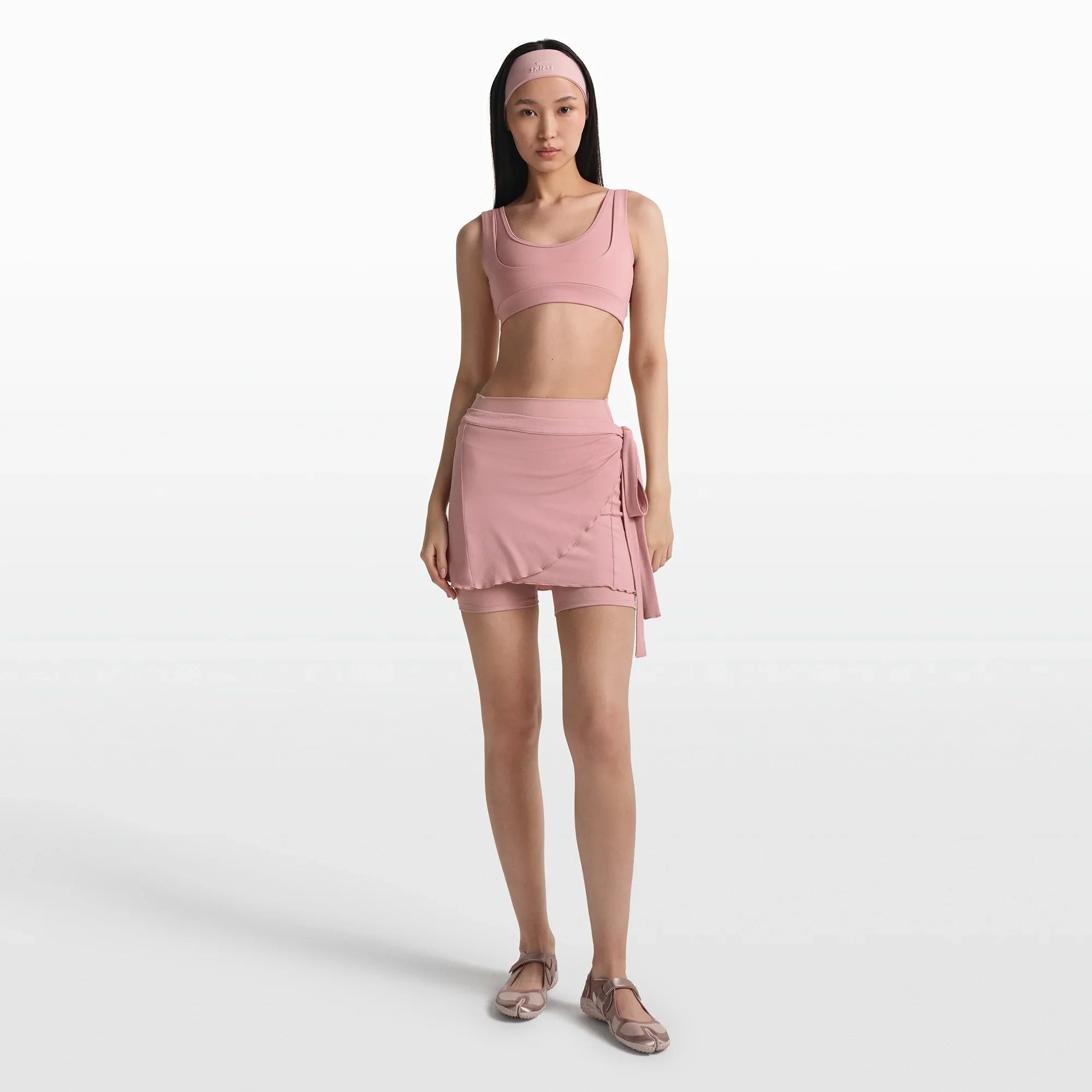 NikeSKIMS MATTE DOUBLE STRAP SCOOP BRA | HIMALAYAN