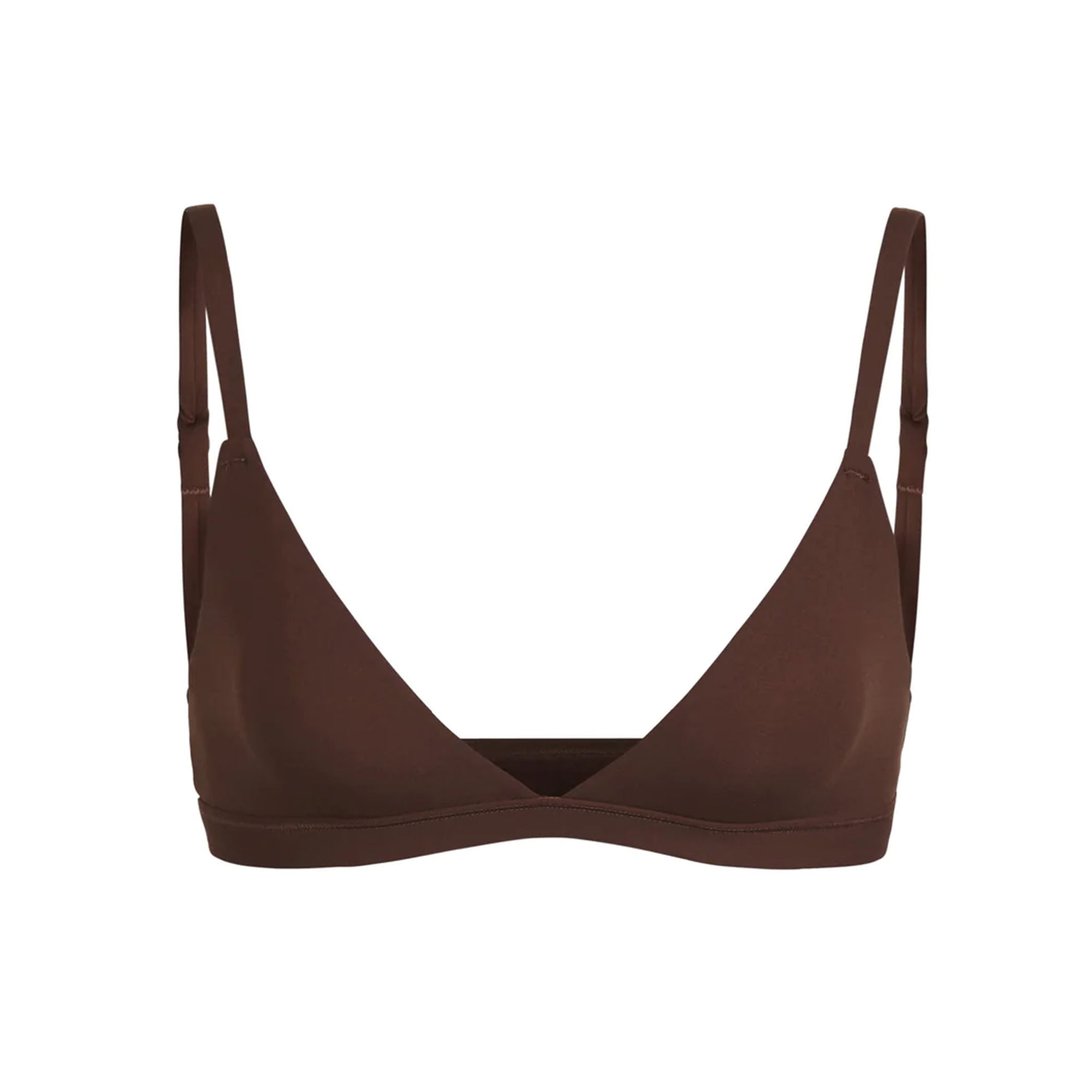 SKIMS FITS EVERYBODY TRIANGLE BRALETTE | COCOA