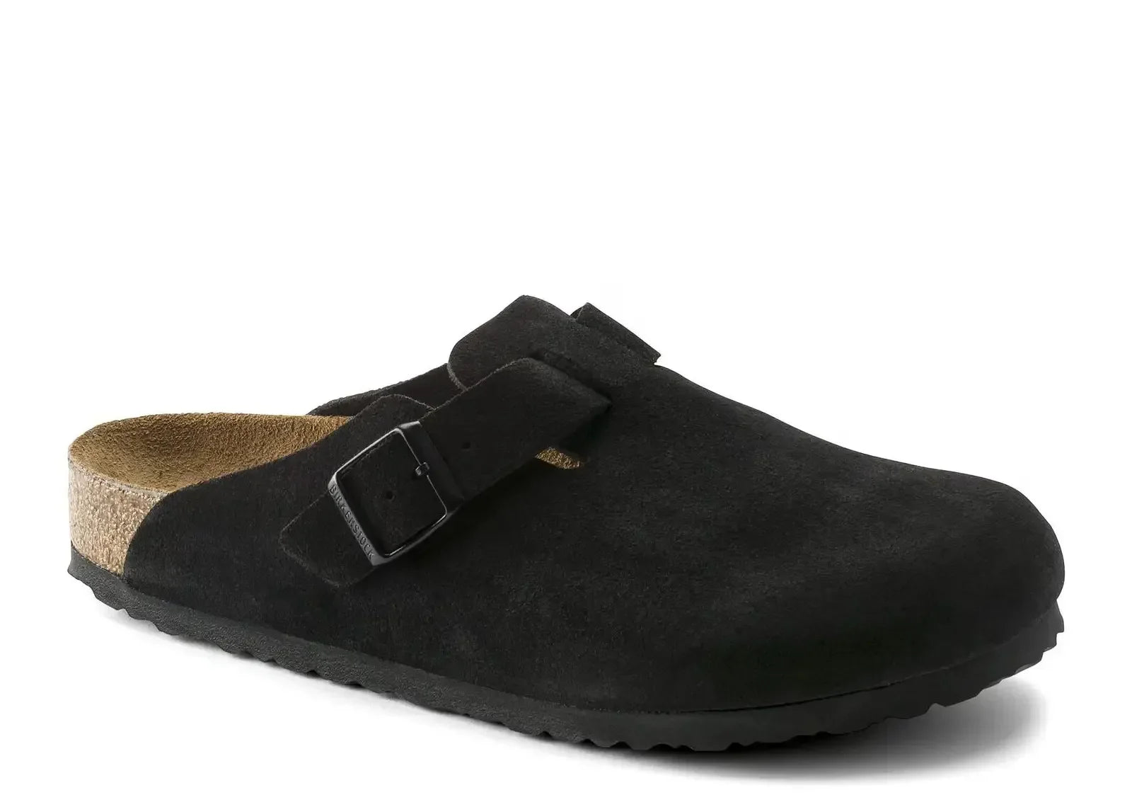 Birkenstock Boston Soft Footbed Suede Black - My Suti