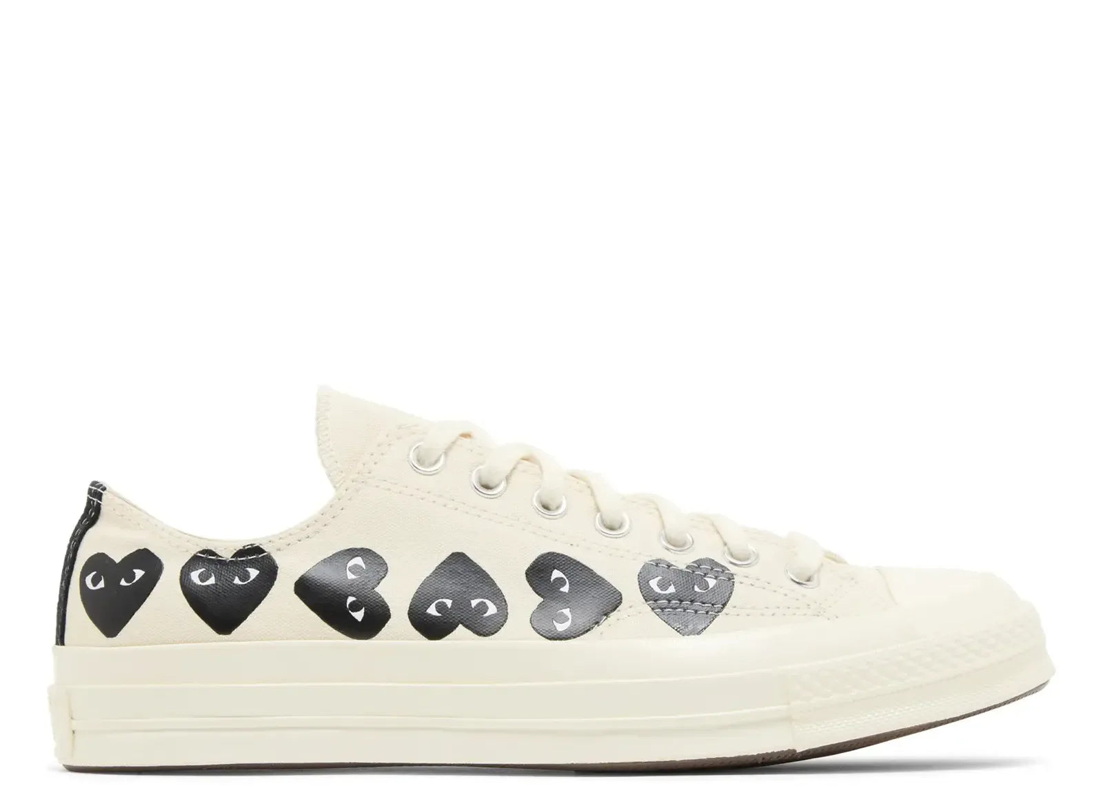 Converse Chuck Taylor All Star 70 Ox Comme Des Garcons PLAY Multi-Heart Milk - My Suti