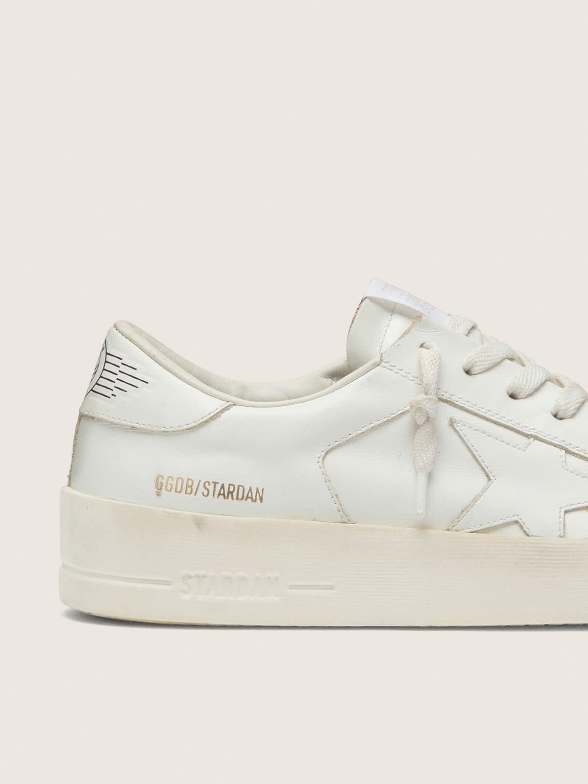 Golden Goose Women's Stardan in total white leather