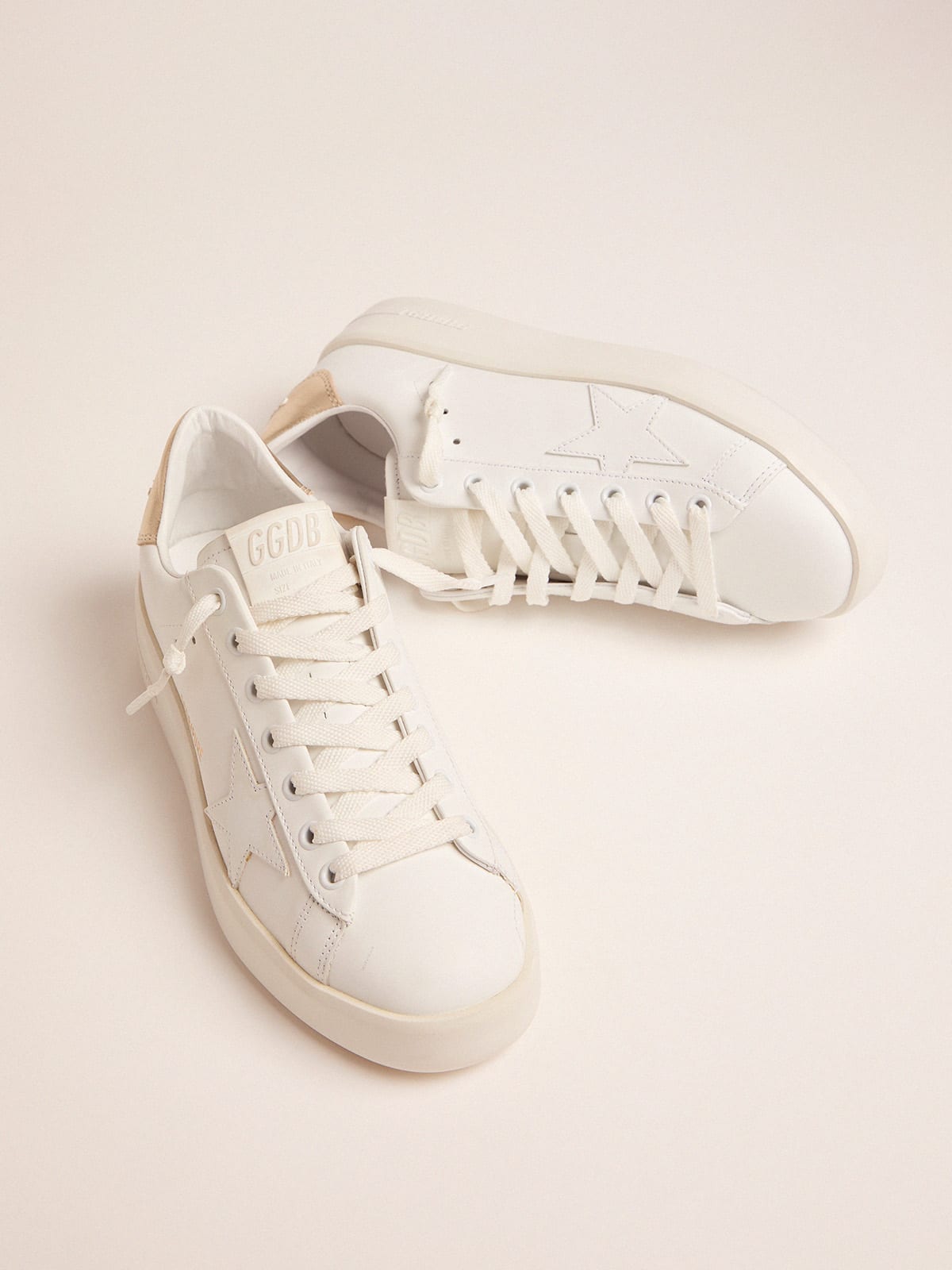 Golden Goose Women’s Purestar sneakers with gold-coloured heel tab
