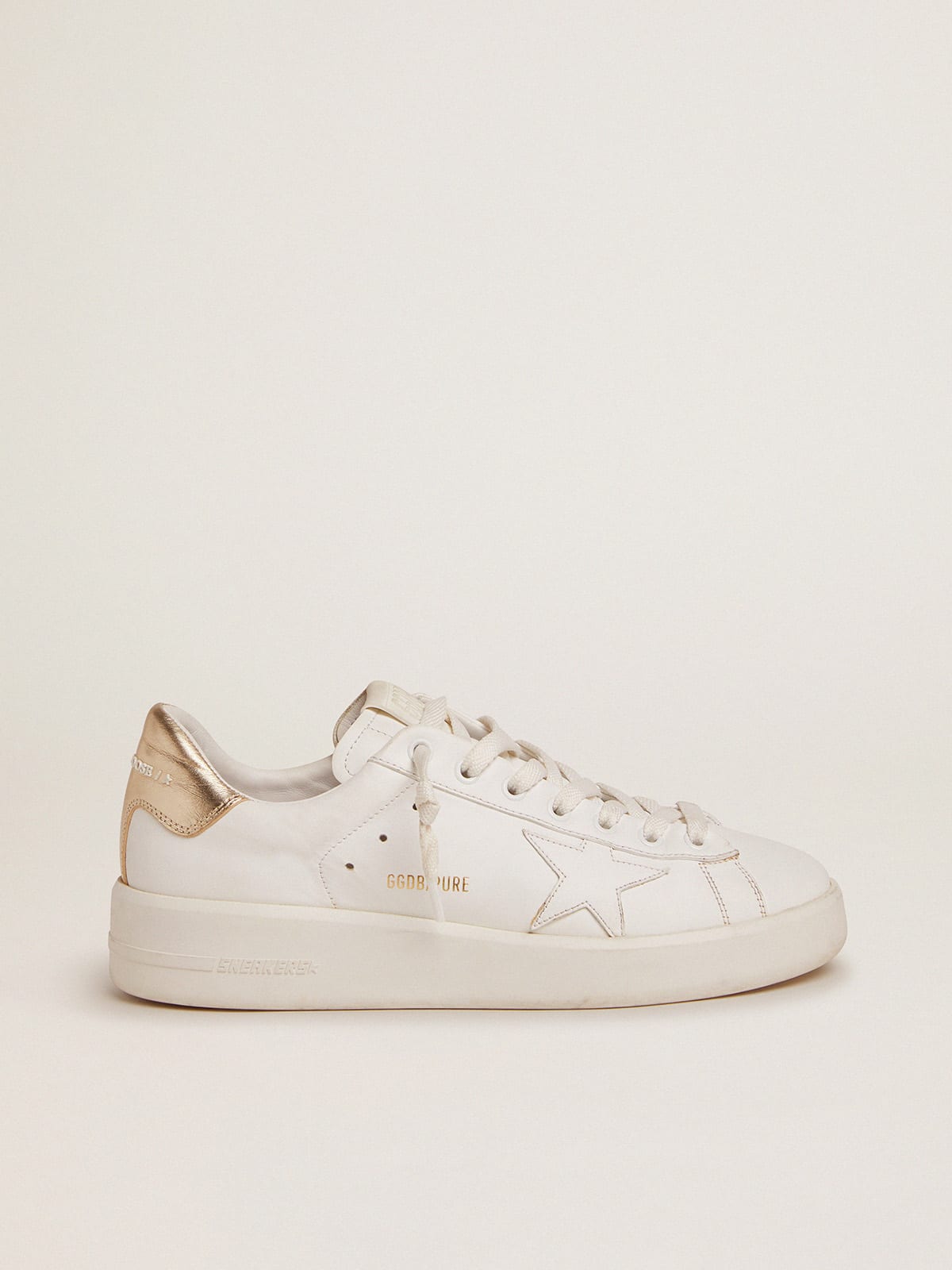 Golden Goose Women’s Purestar sneakers with gold-coloured heel tab