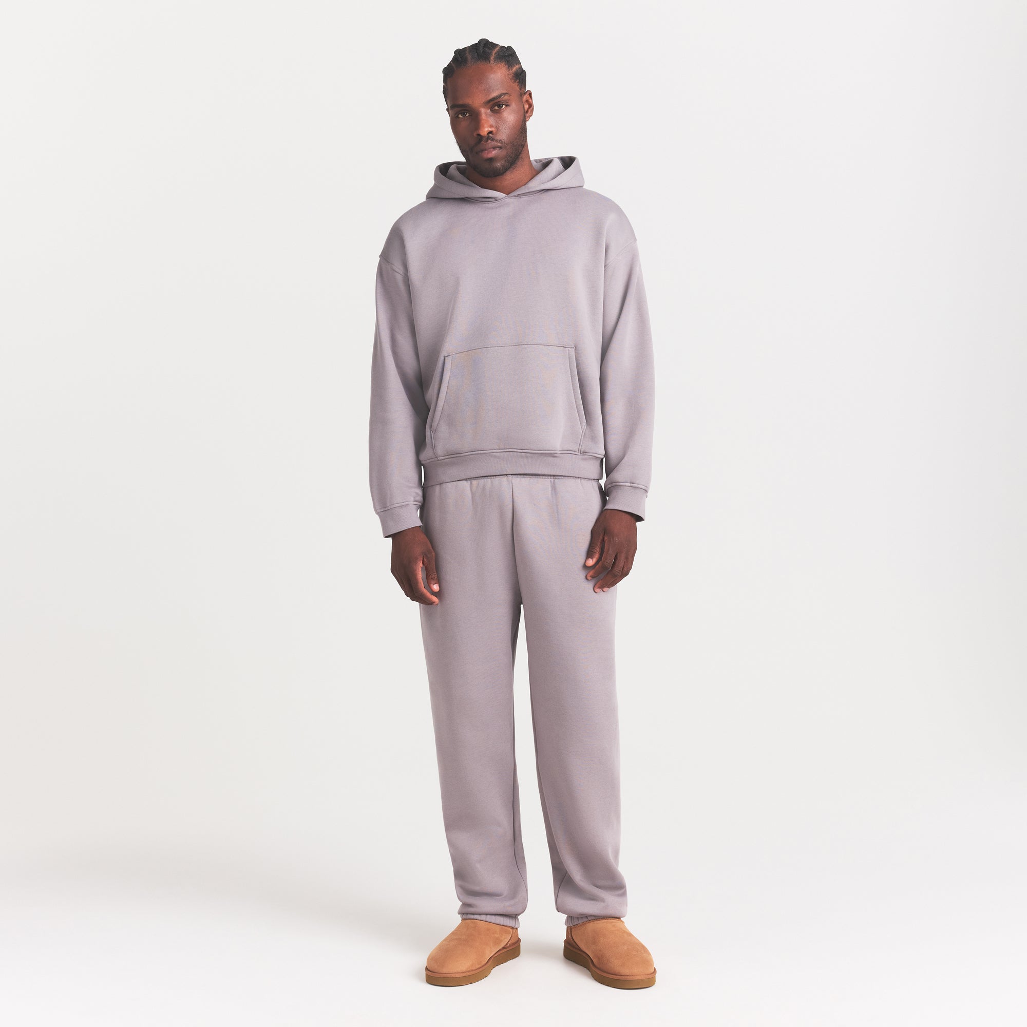 SKIMS FLEECE LOUNGE MENS RELAXED JOGGER | SHADOW