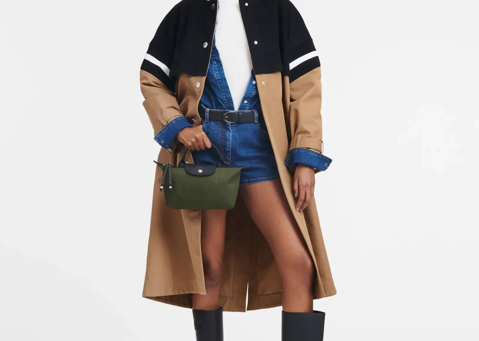 Longchamp Le Pliage Energy Pouch Khaki - My Suti