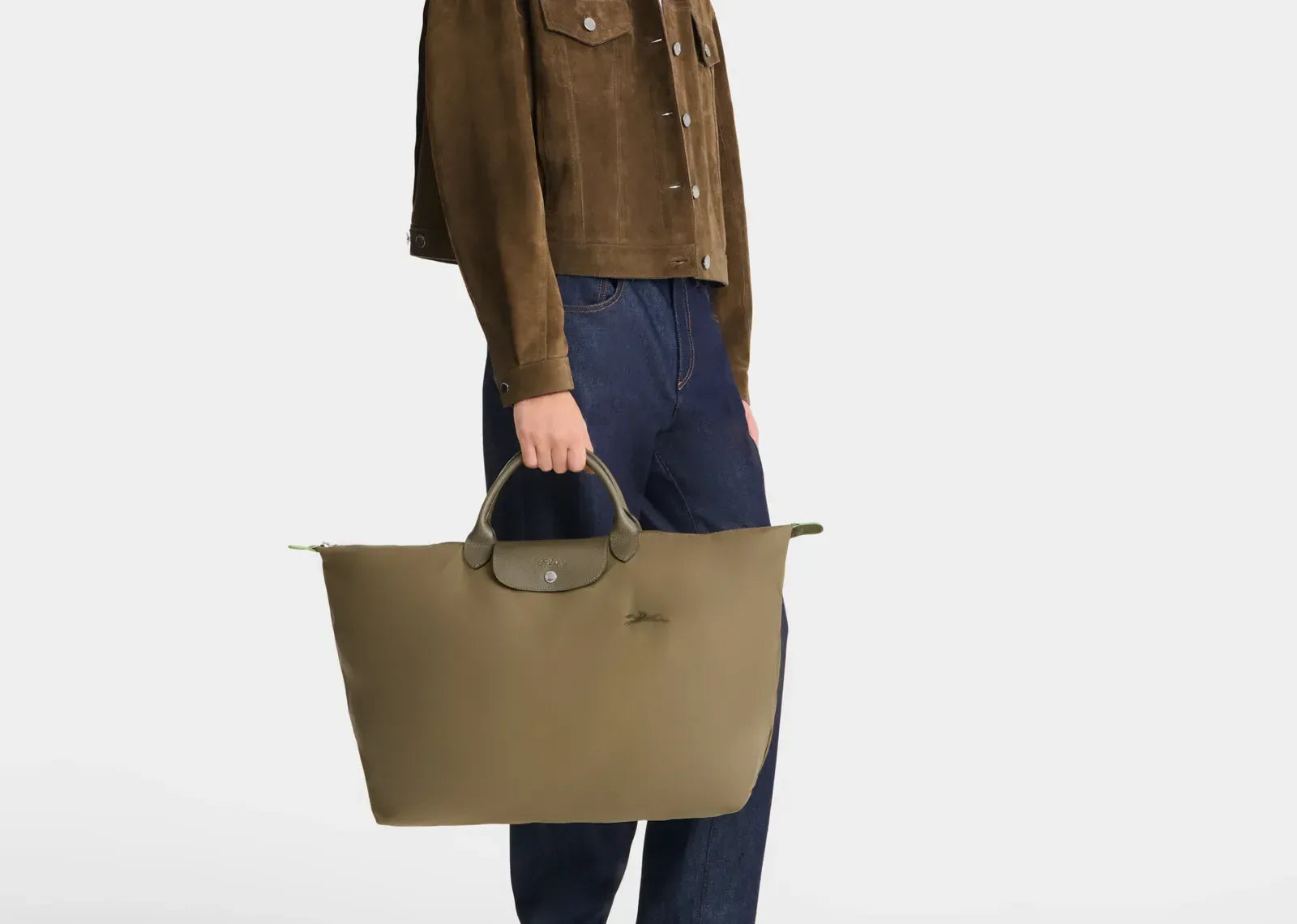 Longchamp Le Pliage Green L Travel Bag Artichoke - My Suti