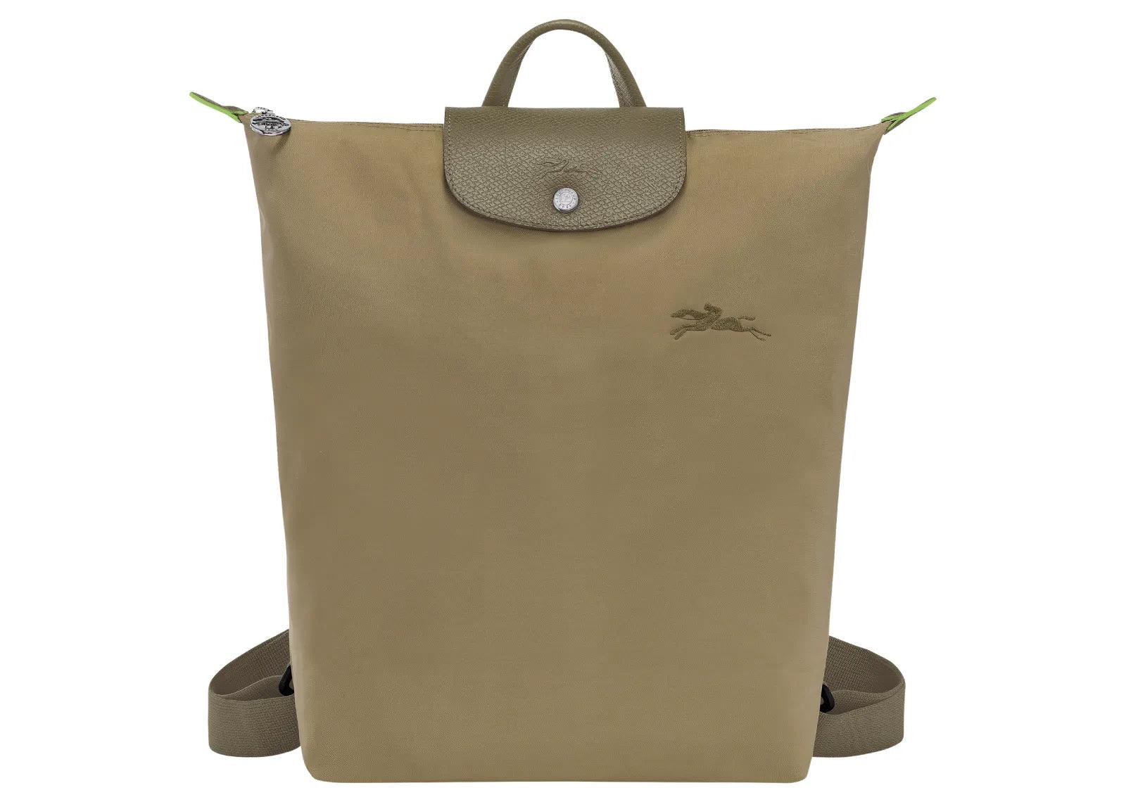 Longchamp Le Pliage Green M Backpack Artichoke - My Suti