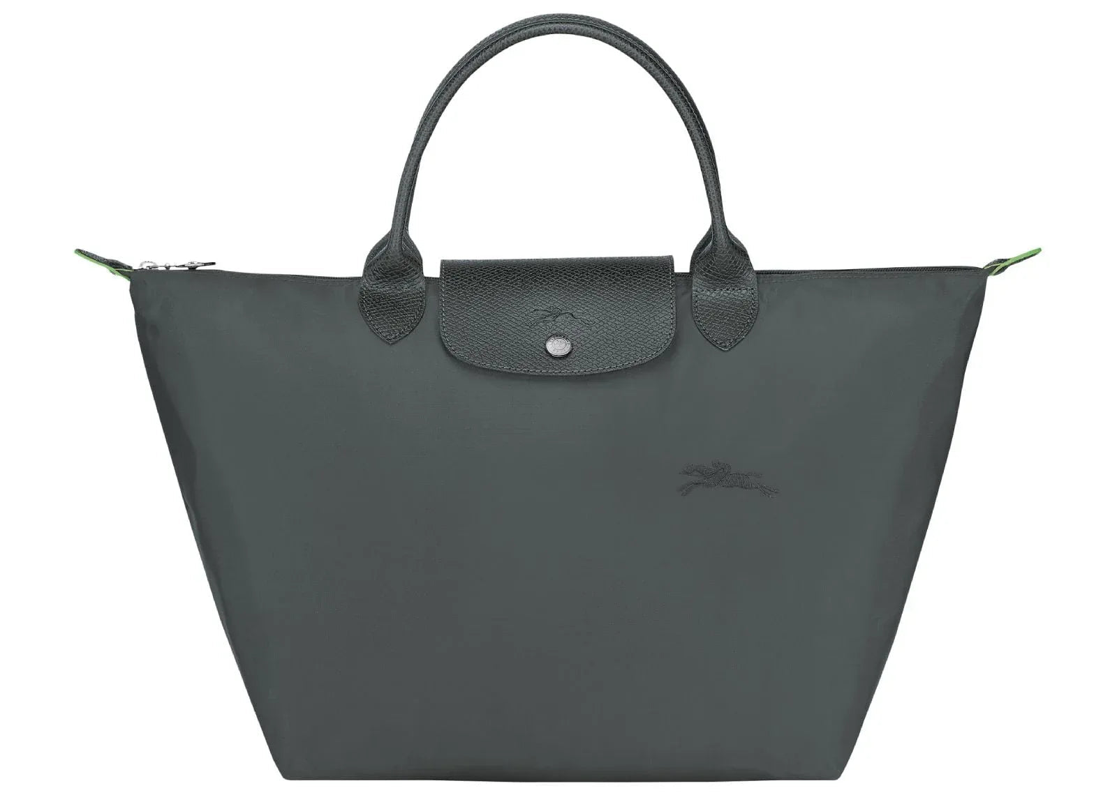 Longchamp Le Pliage Green Medium Handbag Graphite - My Suti