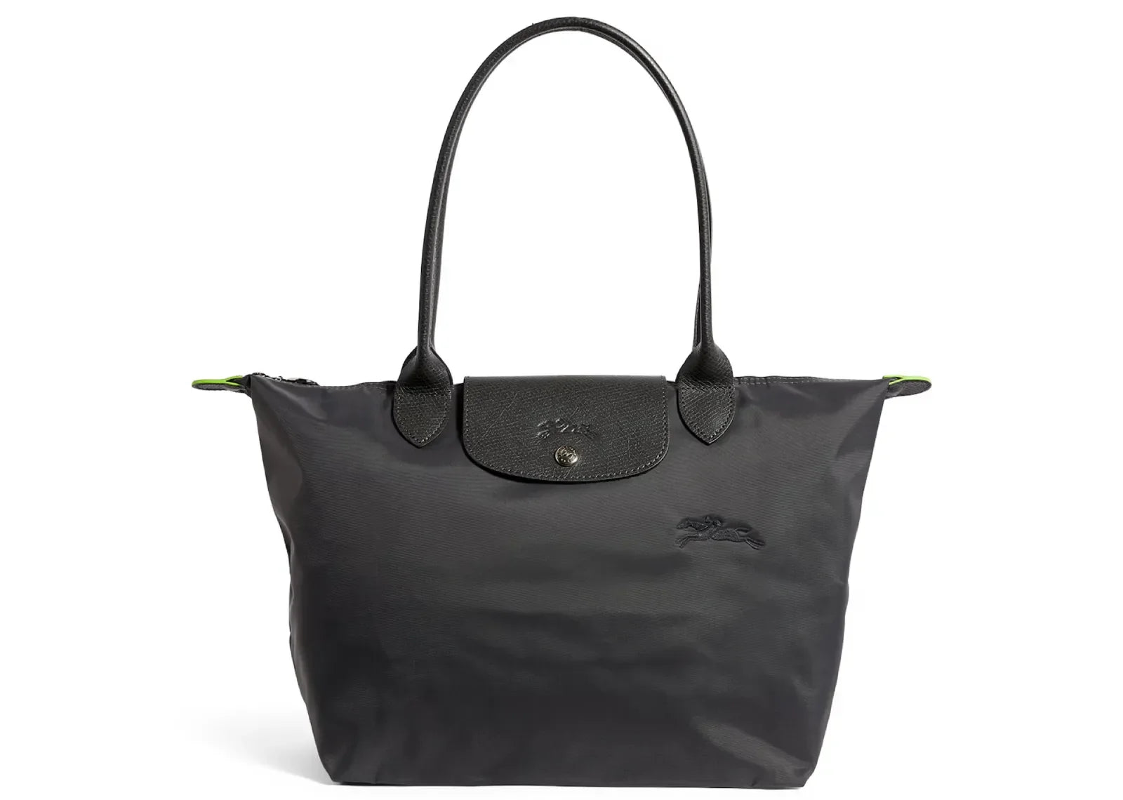 Longchamp Le Pliage Green Medium Tote Bag Graphite - My Suti