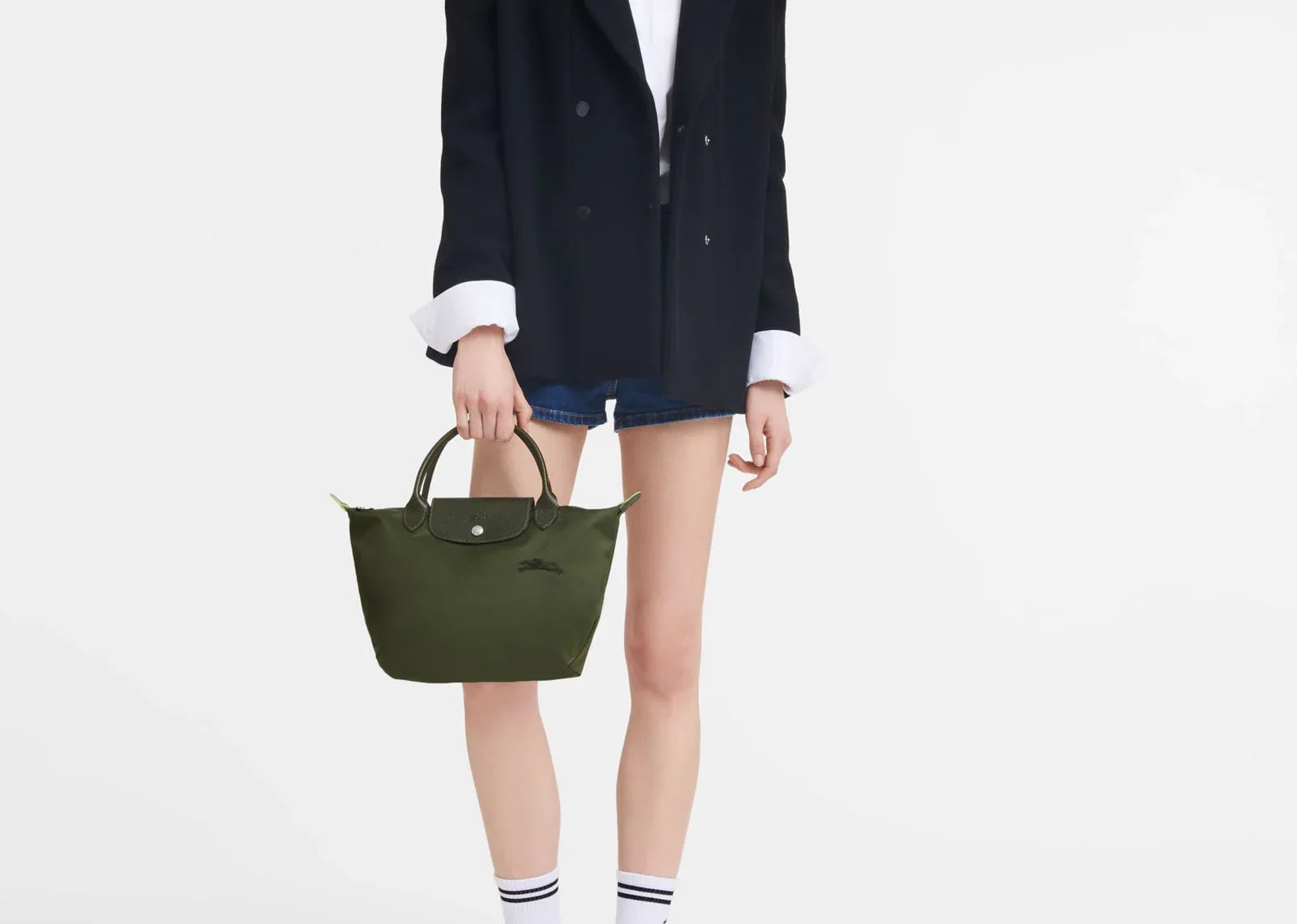 Longchamp Le Pliage Green Small Handbag Forest - My Suti