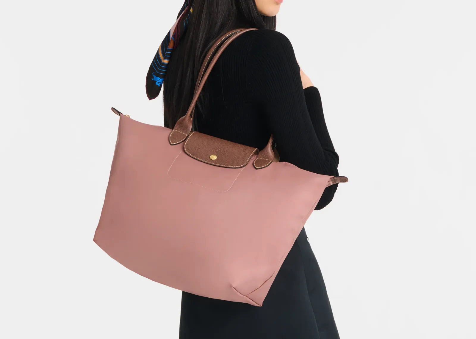 Longchamp Le Pliage Original Large Tote Bag Pink Tea - My Suti