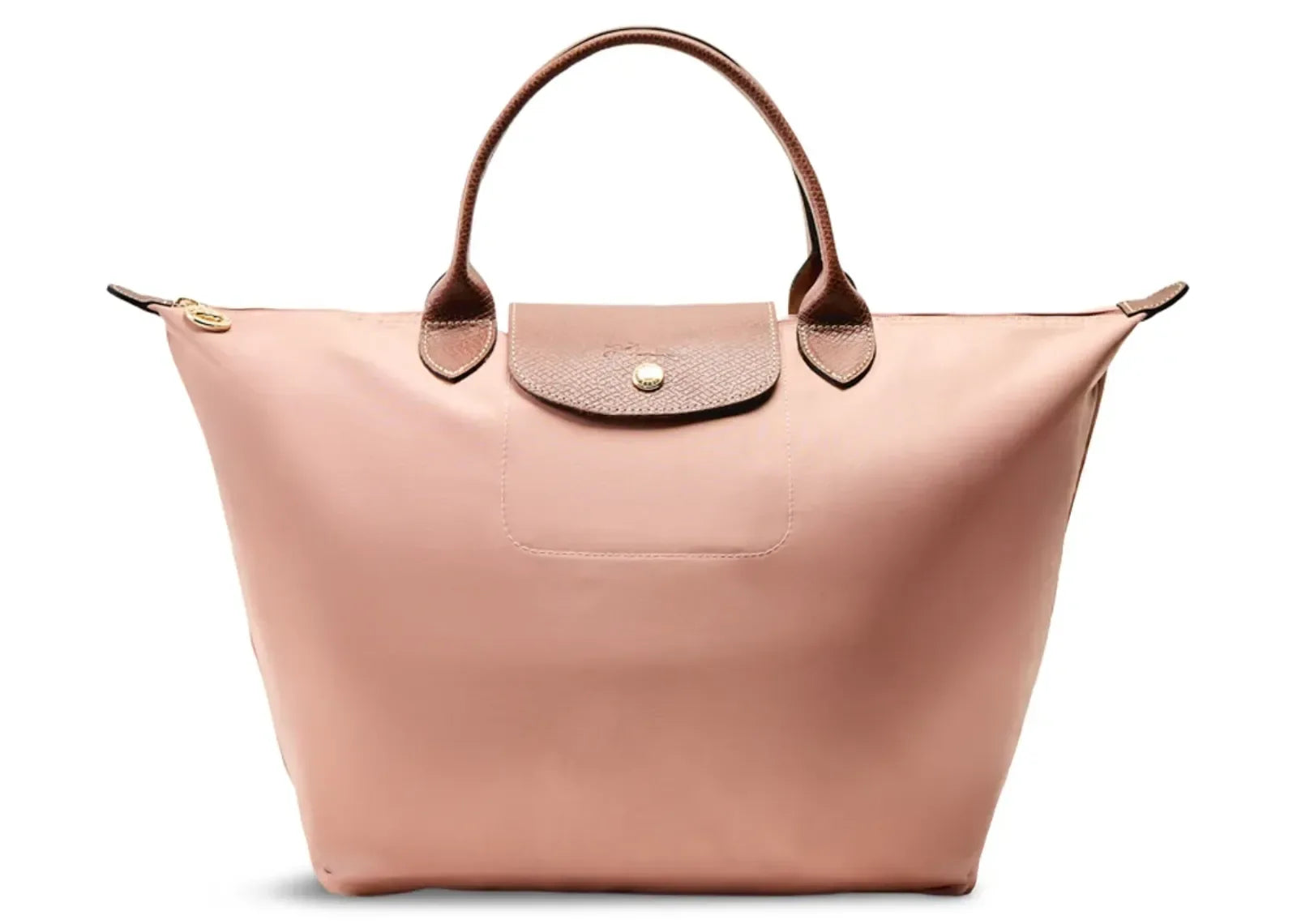 Longchamp Le Pliage Original Medium Handbag Pink Tea - My Suti