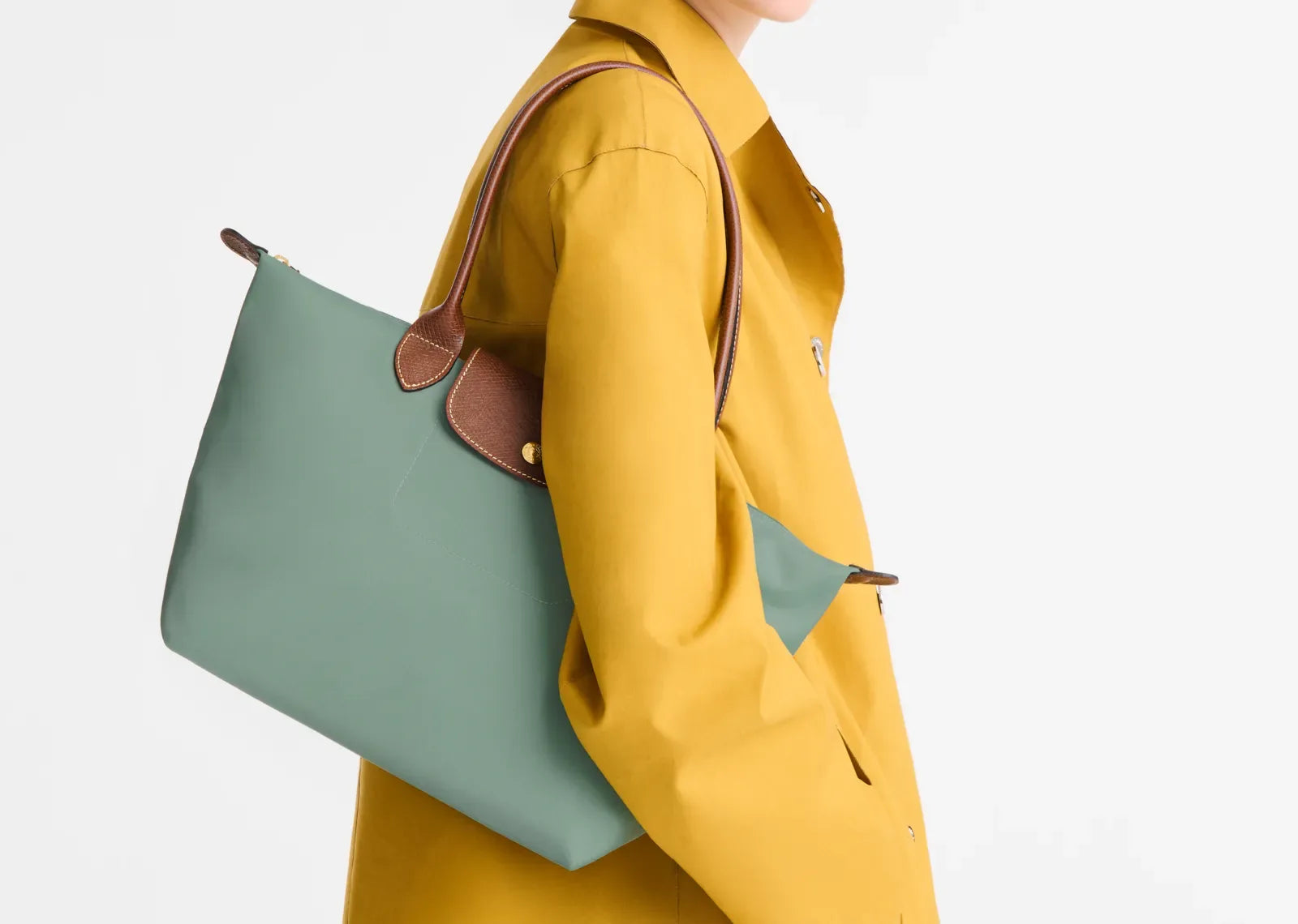 Longchamp Le Pliage Original Medium Tote Bag Celadon - My Suti