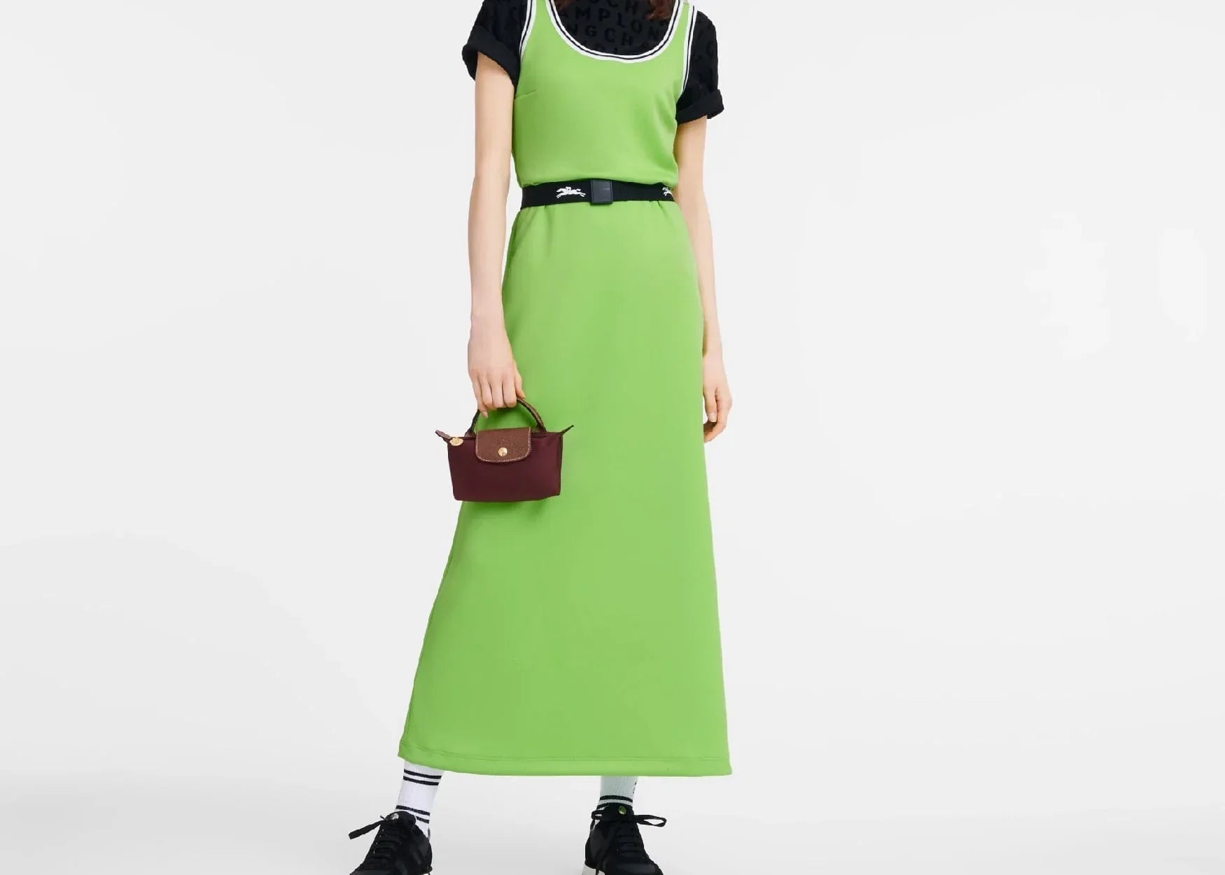 Longchamp Le Pliage Original Pouch With Handle Burgundy - My Suti