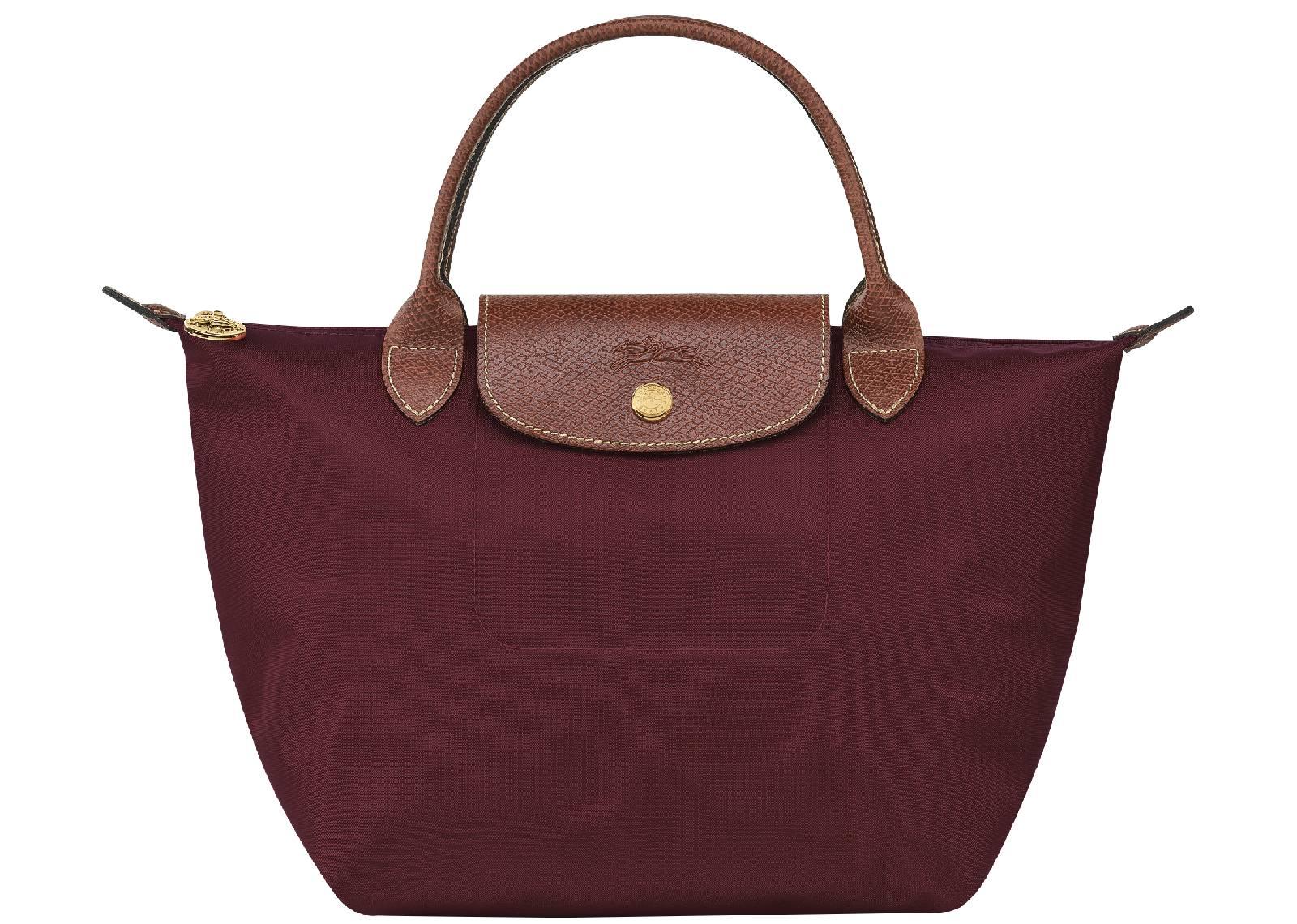 Longchamp Le Pliage Original Small Handbag Burgundy - My Suti