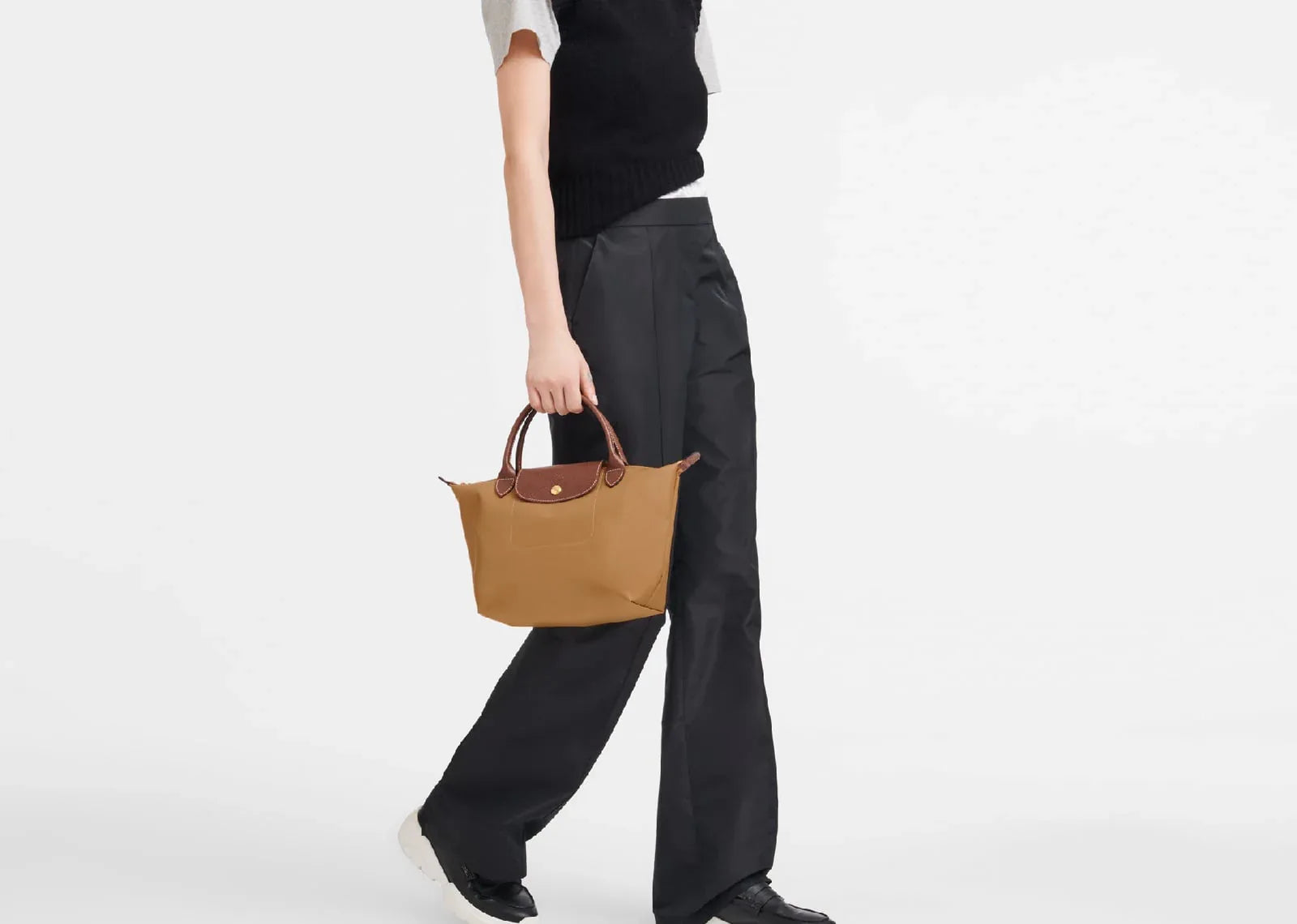 Longchamp Le Pliage Original Small Handbag Fawn - My Suti