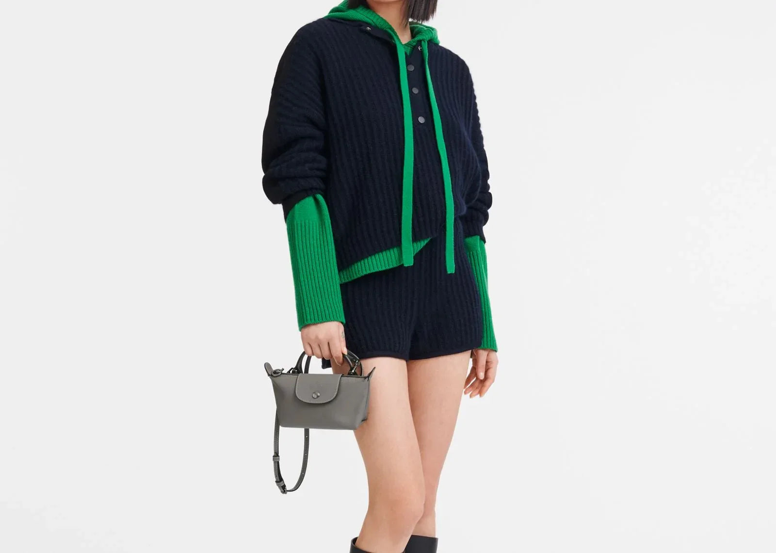 Longchamp Le Pliage Xtra XS Pouch Leather Turtledove - My Suti