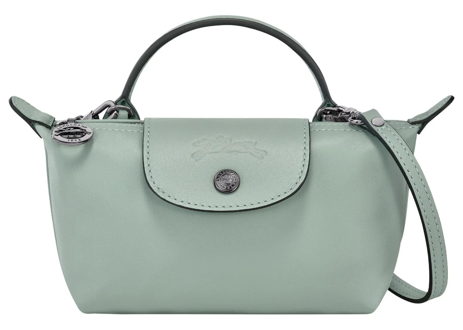 Longchamp Le Pliage Xtra XS Pouch Leather Vervain - My Suti