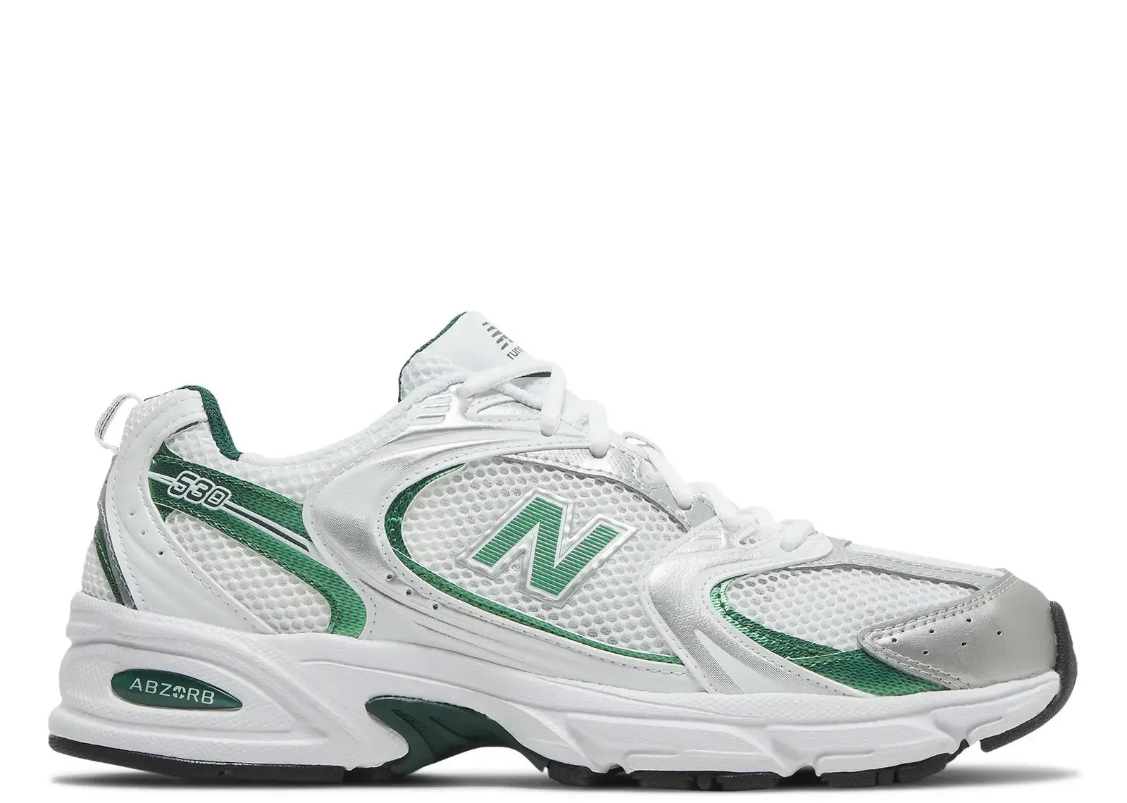 New Balance 530 White Nightwatch Green - My Suti