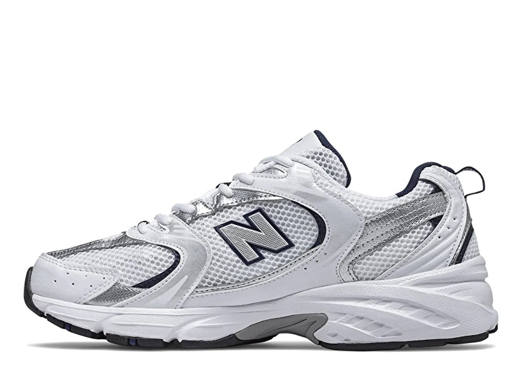 New Balance 530 White Silver Navy - My Suti