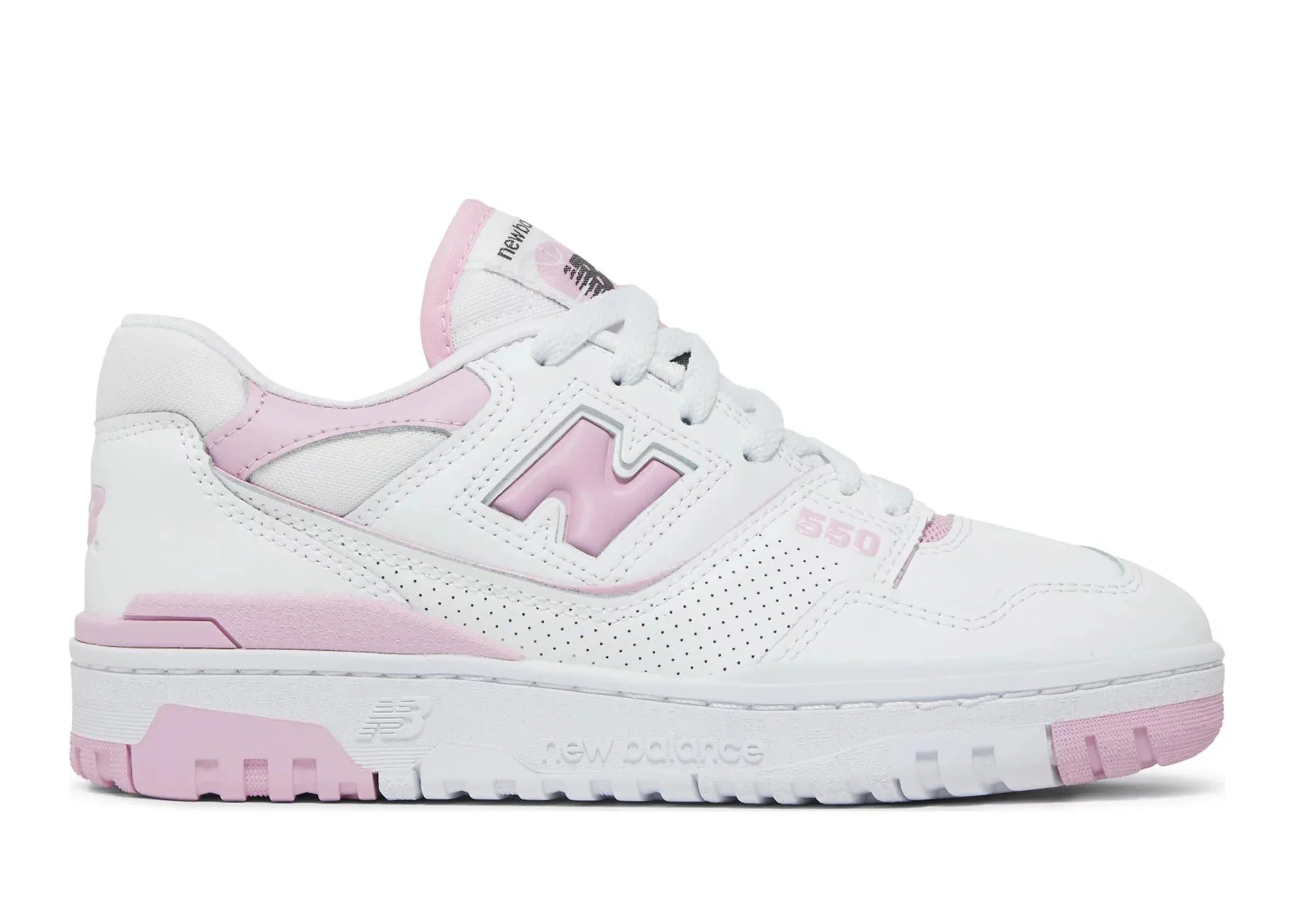 New Balance 550 White Bubblegum Pink - My Suti