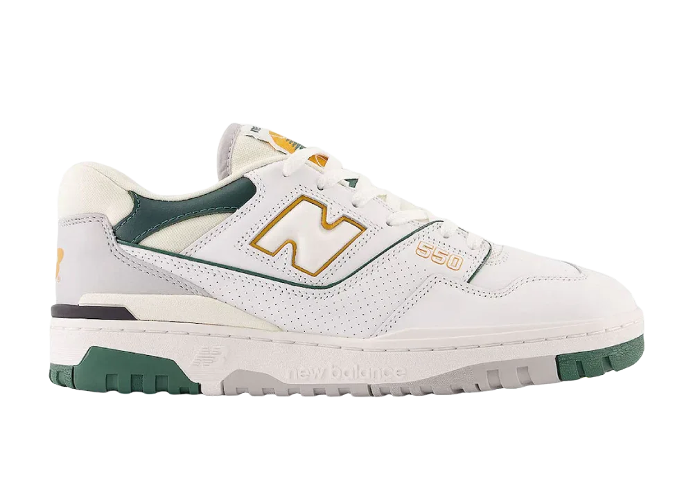 New Balance 550 White Nightwatch Green - My Suti
