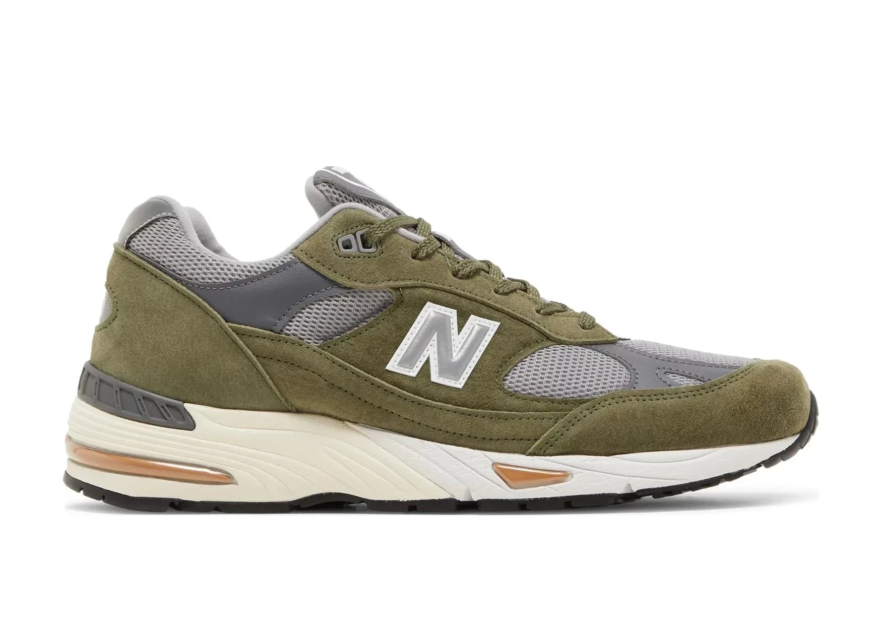 New Balance 991 Miuk Dark Green Grey Tan - My Suti
