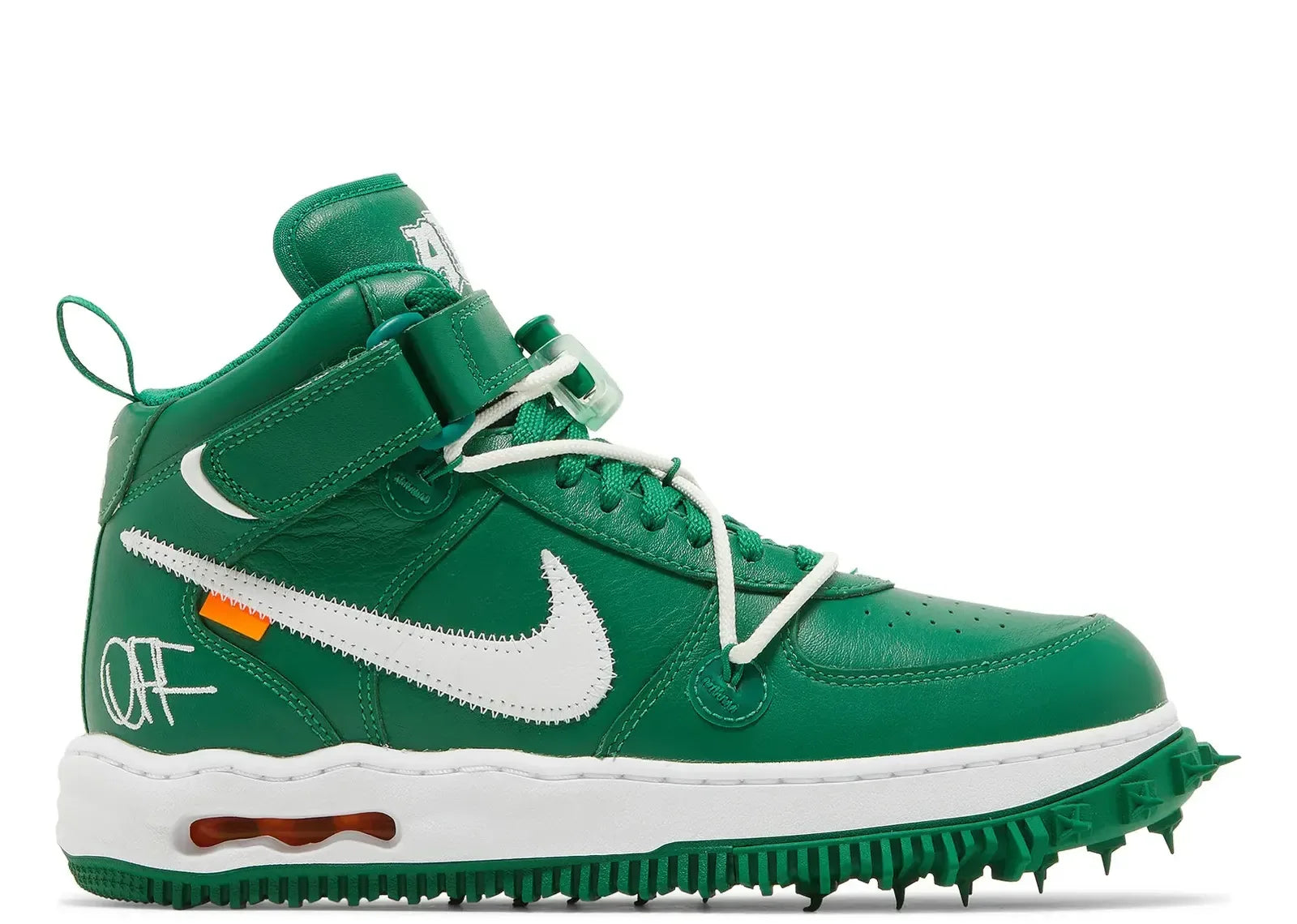 Nike Air Force 1 Mid Off-White Pine Green - My Suti