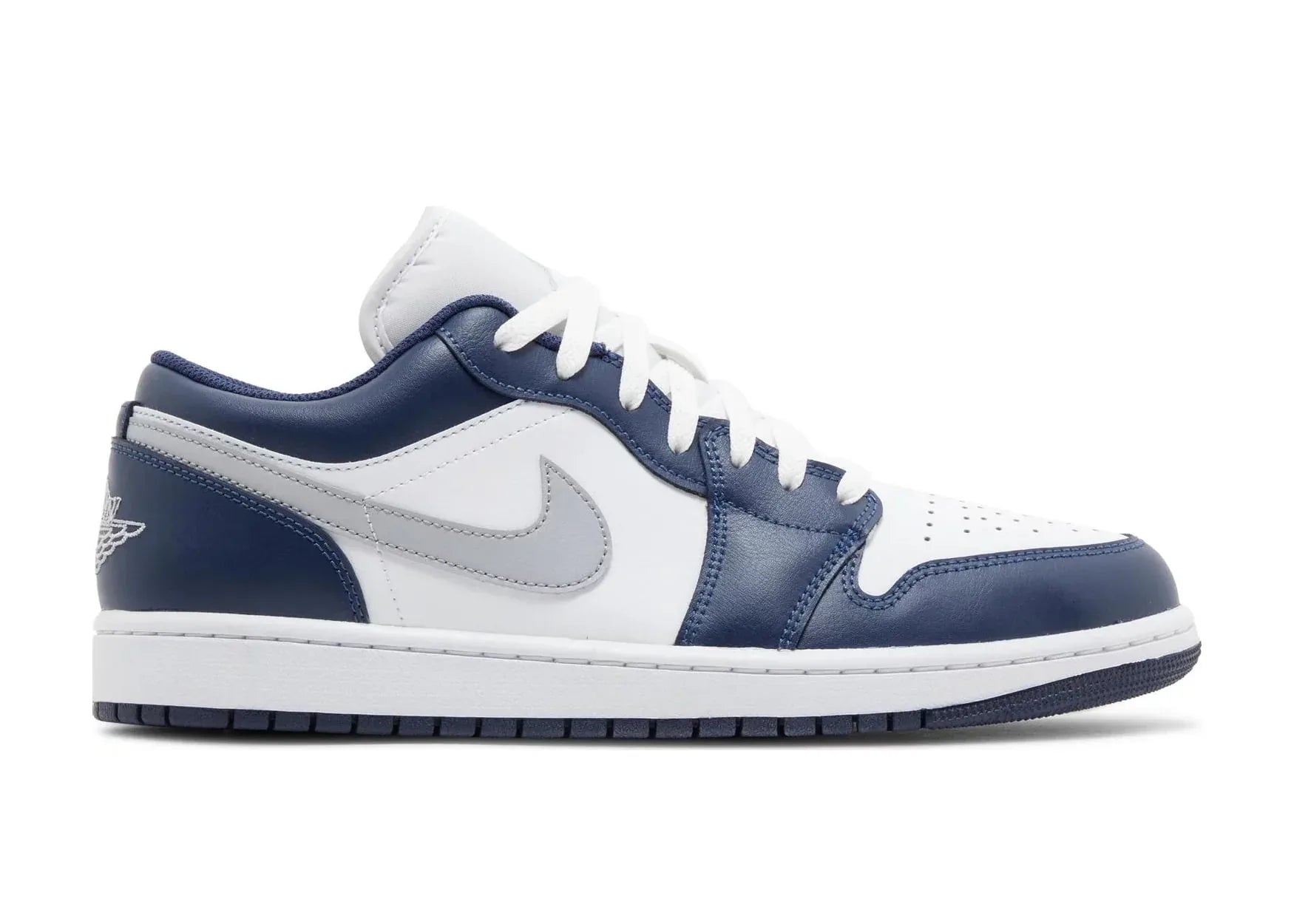 Nike Air Jordan 1 Low Wolf Grey Midnight Navy - My Suti