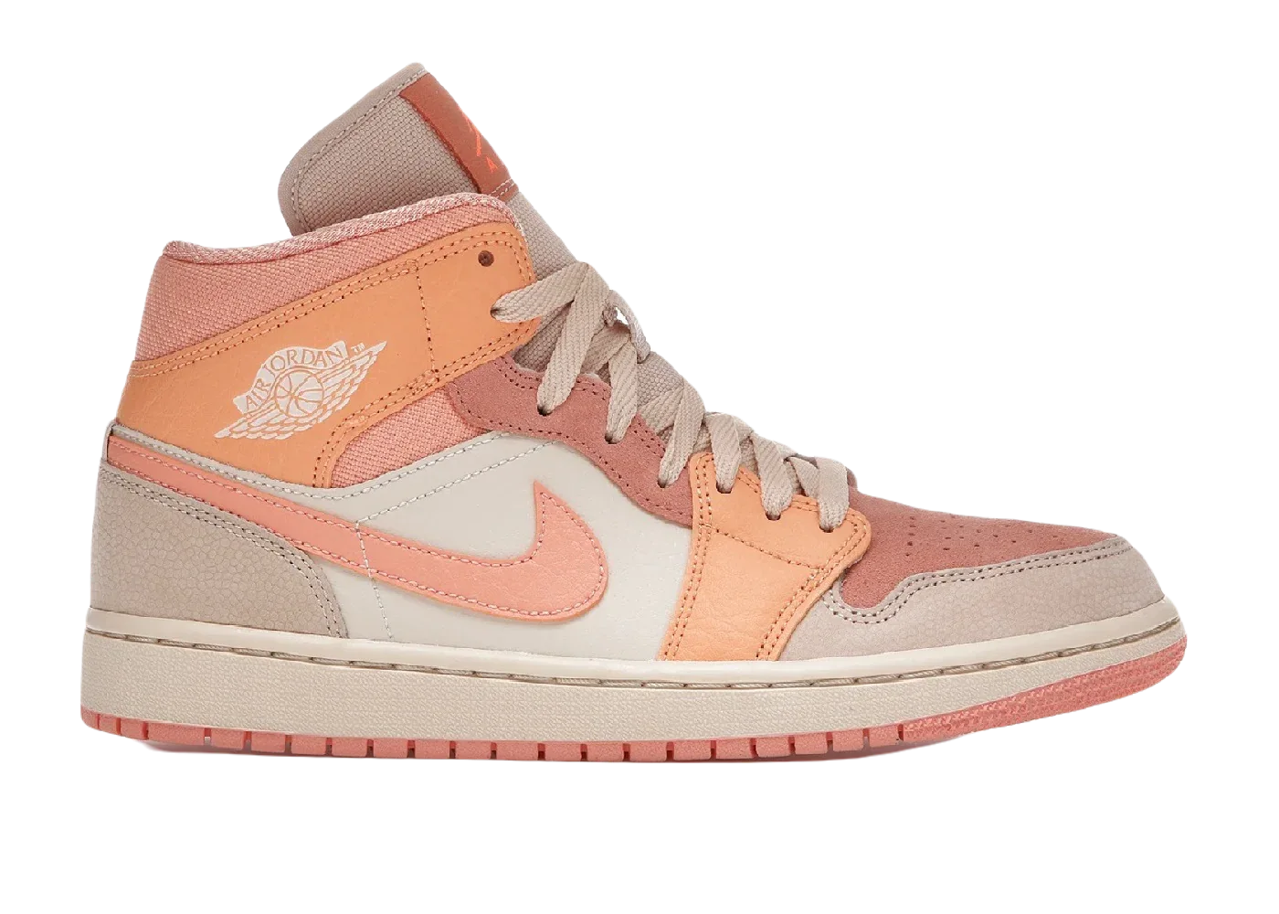 Nike Air Jordan 1 Mid Apricot Orange (W) - My Suti