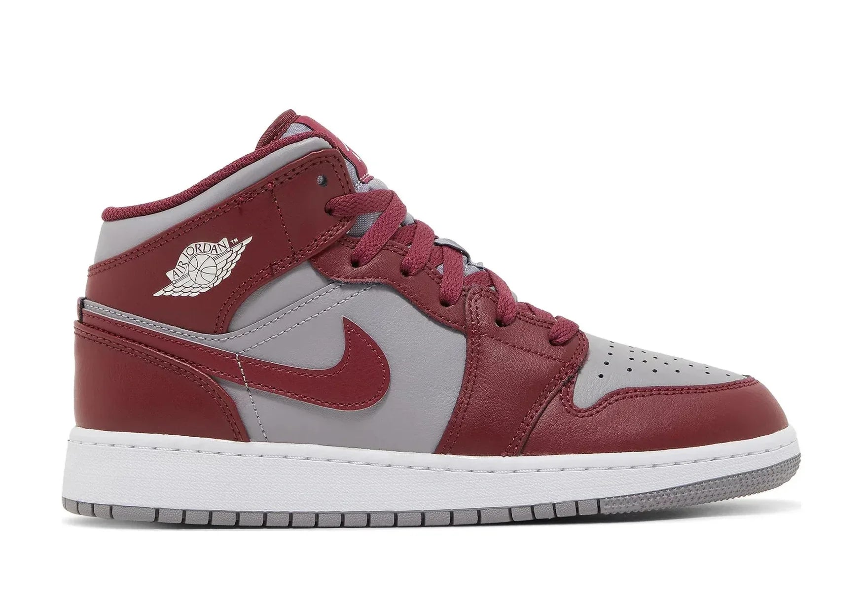Nike Air Jordan 1 Mid Cherrywood Red (GS) - My Suti
