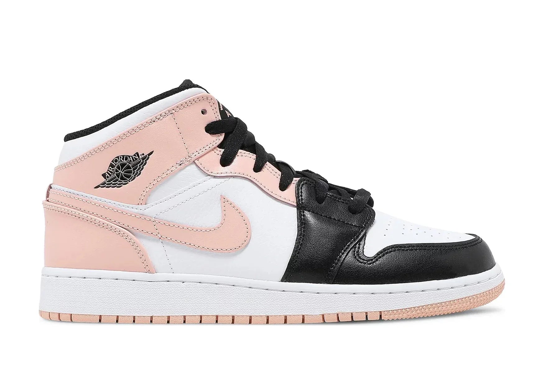 Nike Air Jordan 1 Mid Crimson Tint Toe (GS) - My Suti