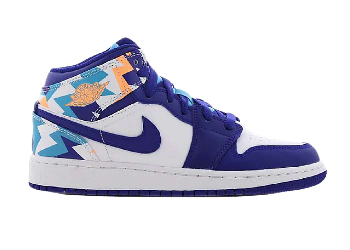 Nike Air Jordan 1 Mid Geometric Print (GS) - My Suti