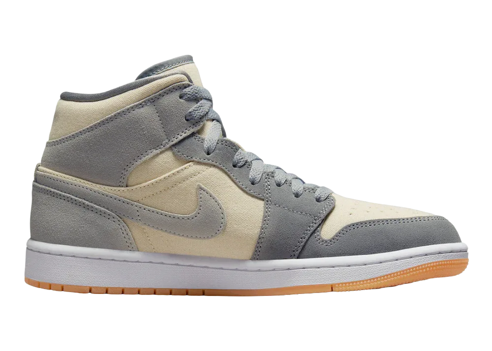 Nike Air Jordan 1 Mid SE Coconut Milk Particle Grey - My Suti