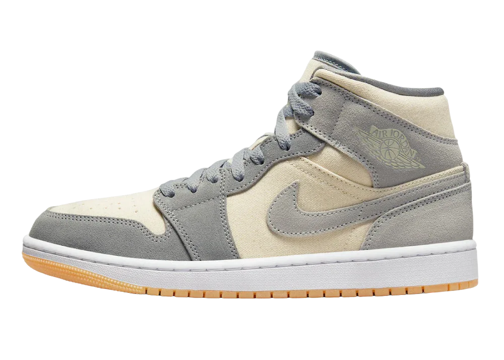 Nike Air Jordan 1 Mid SE Coconut Milk Particle Grey - My Suti