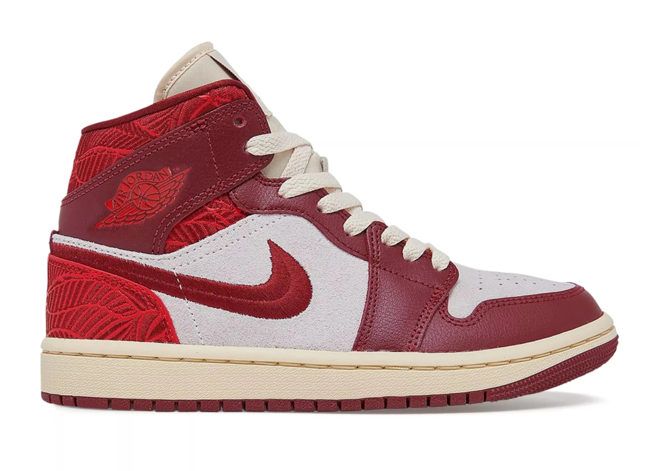 Nike Air Jordan 1 Mid SE Tiki Leaf Team Red (W) - My Suti