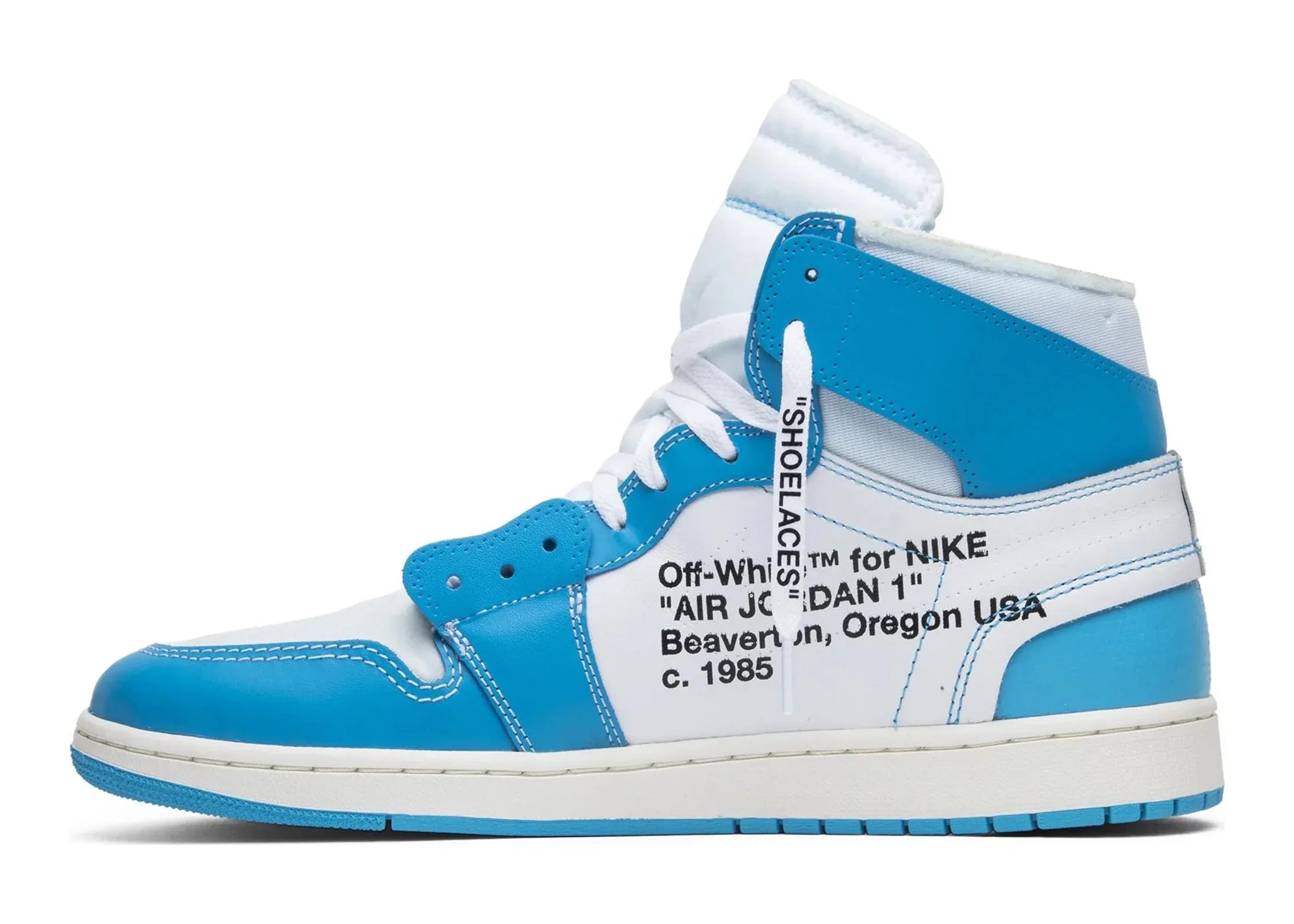 Nike Air Jordan 1 Retro High Off-White University Blue - My Suti