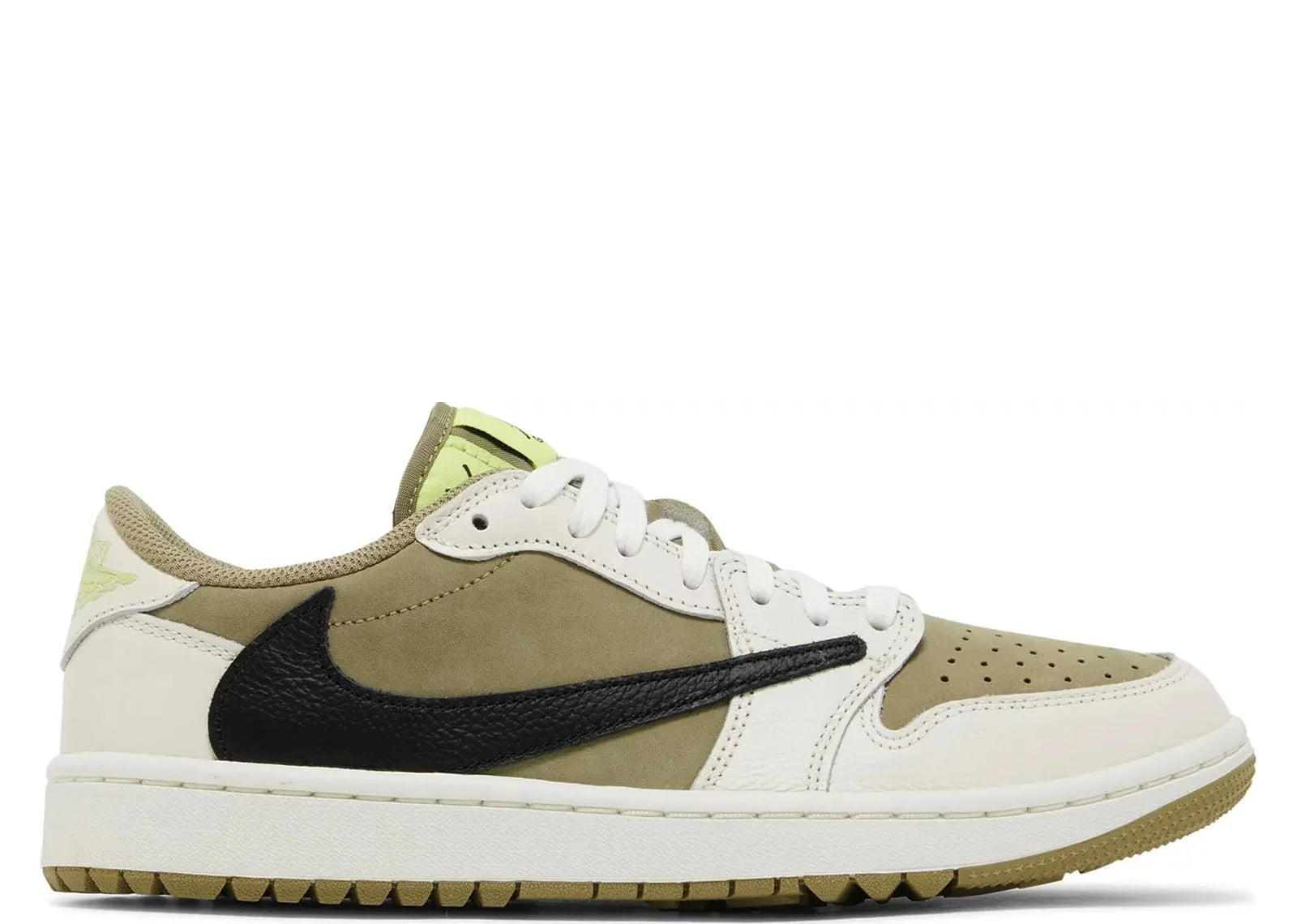 Nike Air Jordan 1 Retro Low Golf Travis Scott Neutral Olive - My Suti