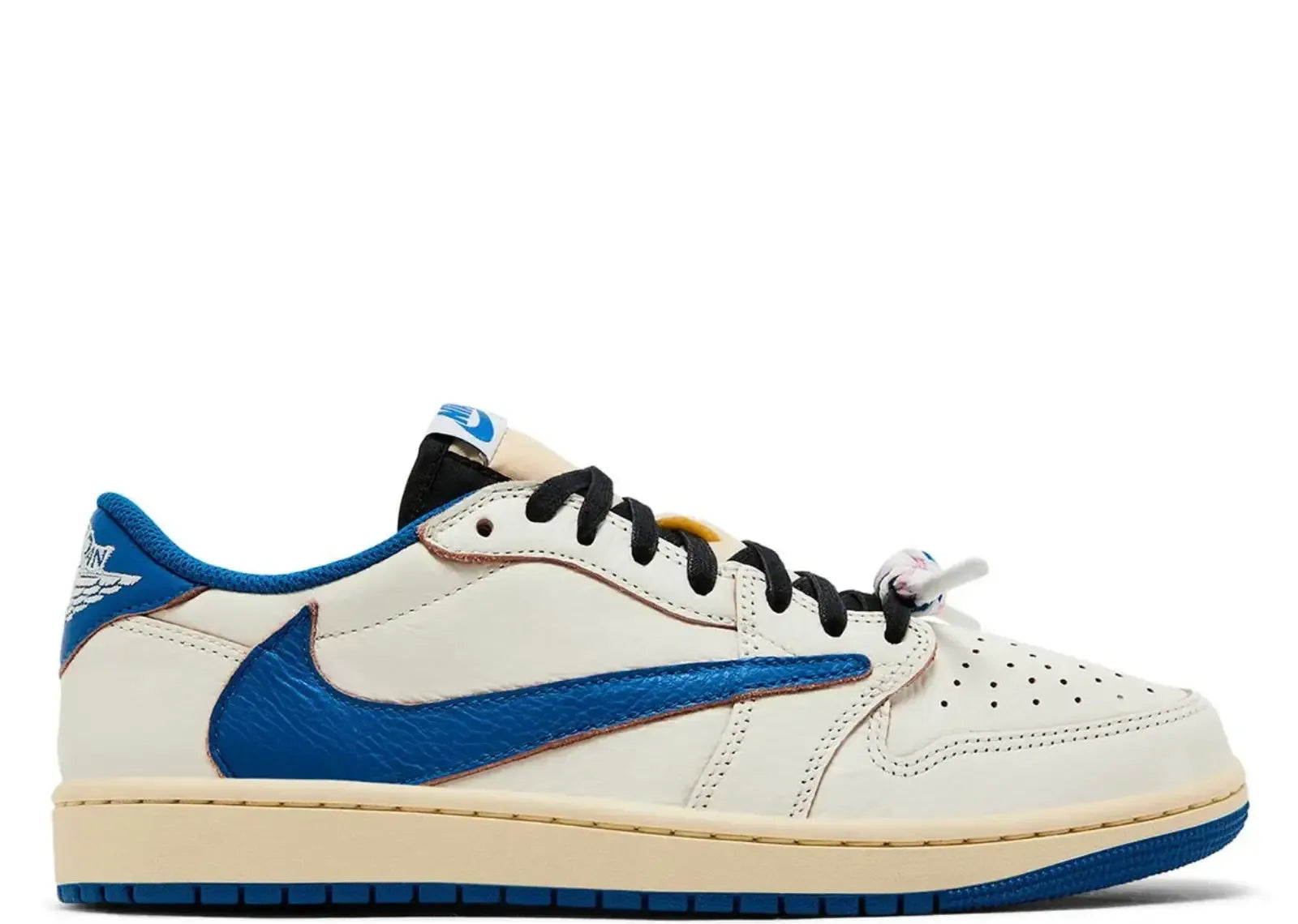 Nike Air Jordan 1 Retro Low OG SP Fragment x Travis Scott Sail Military Blue - My Suti