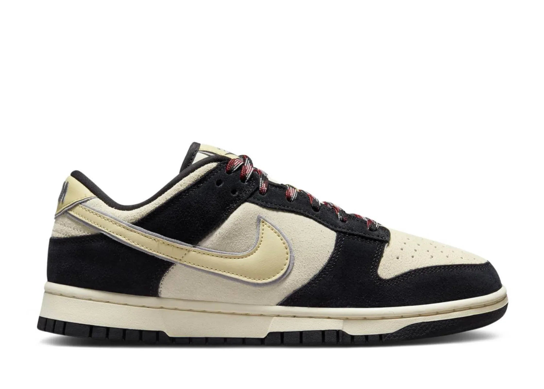 Nike Dunk Low LX Black Suede Team Gold (W) - My Suti