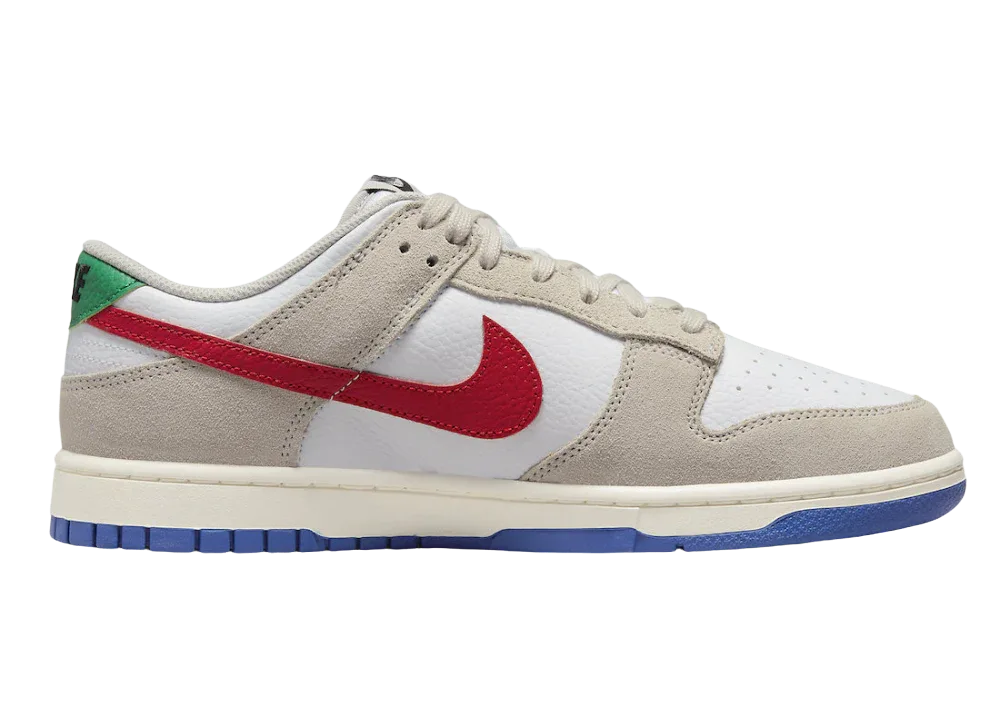 Nike Dunk Low Light Iron Ore Red Blue - My Suti
