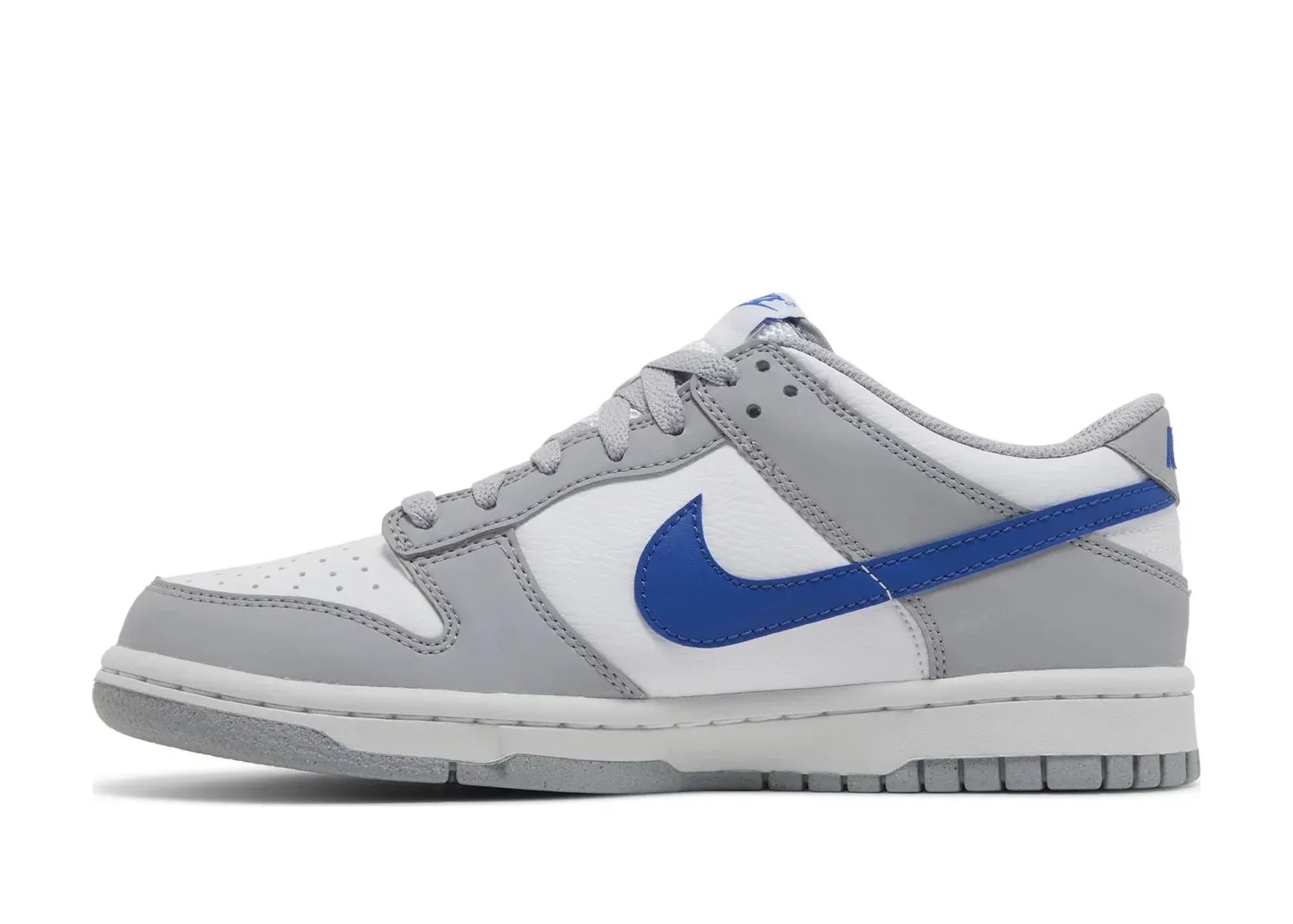 Nike Dunk Low Mini Swoosh Wolf Grey Game Royal (GS) - My Suti