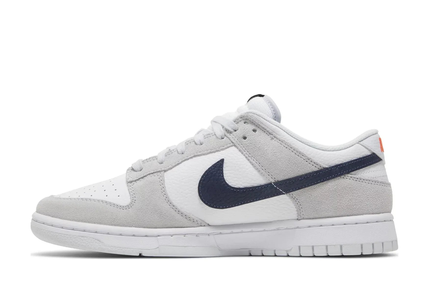 Nike Dunk Low White Grey Navy Aqua Mini Swoosh - My Suti