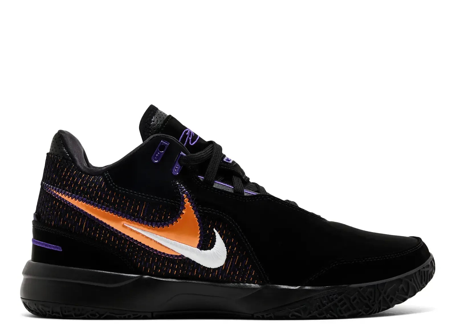 Nike Zoom LeBron NXXT Gen AMPD Black Field Purple Bright Mandarin - My Suti