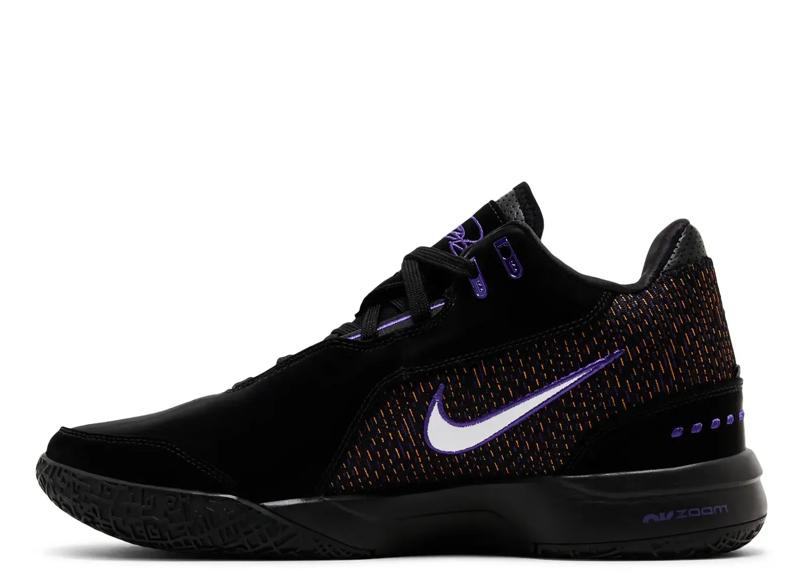 Nike Zoom LeBron NXXT Gen AMPD Black Field Purple Bright Mandarin - My Suti