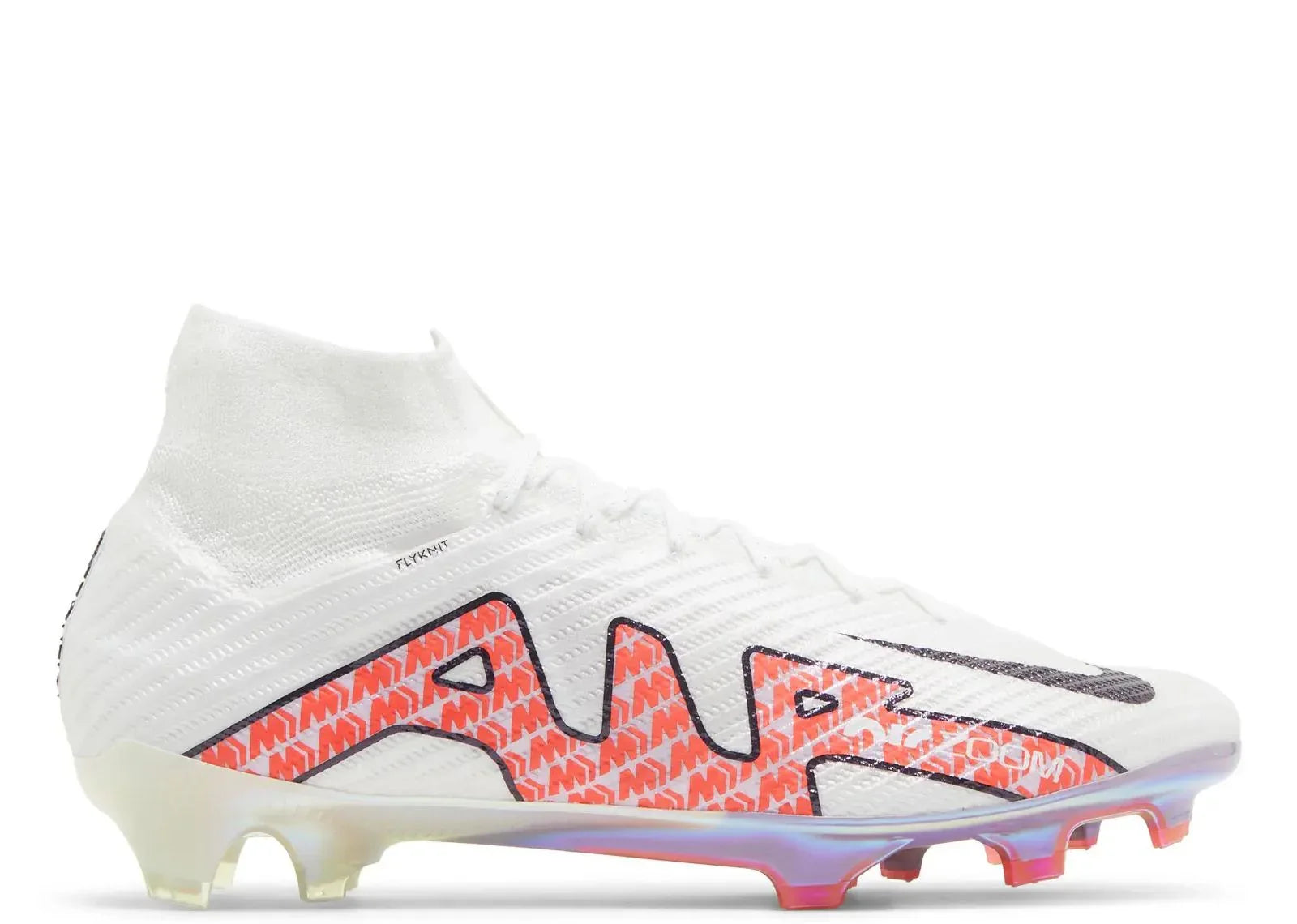 Nike Zoom Mercurial Superfly 9 Elite FG White Bright Crimson - My Suti