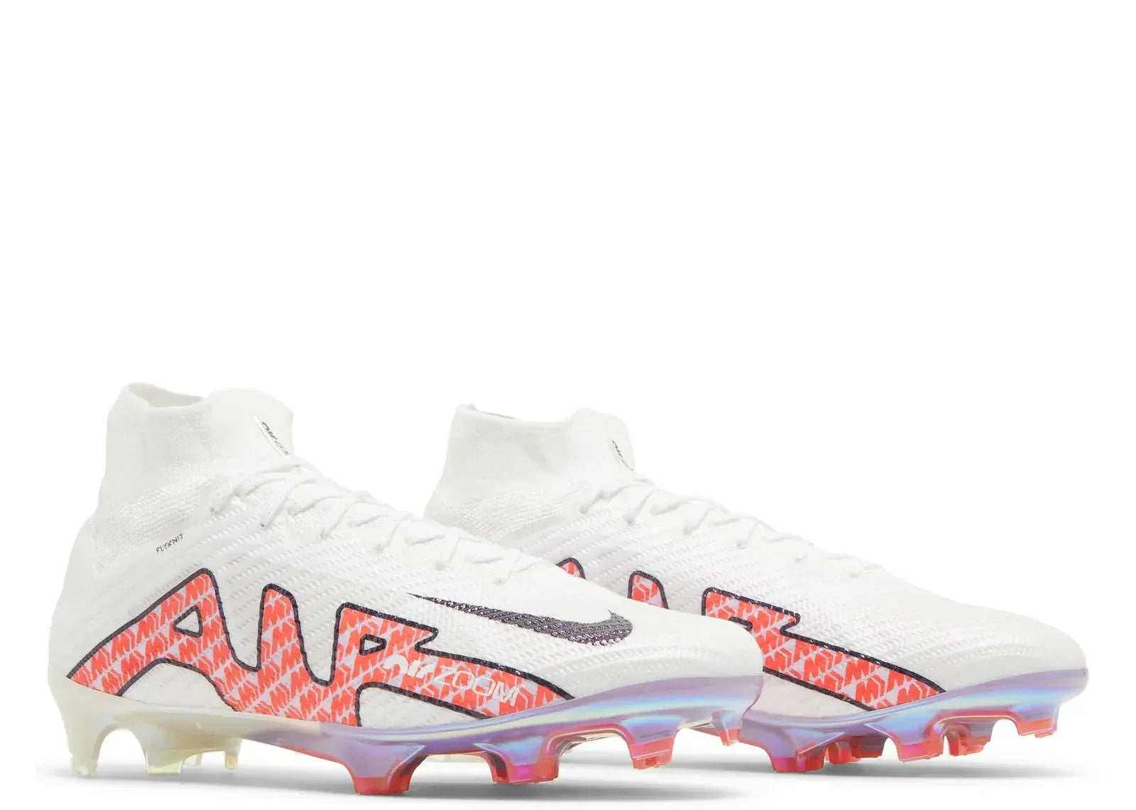 Nike Zoom Mercurial Superfly 9 Elite FG White Bright Crimson - My Suti