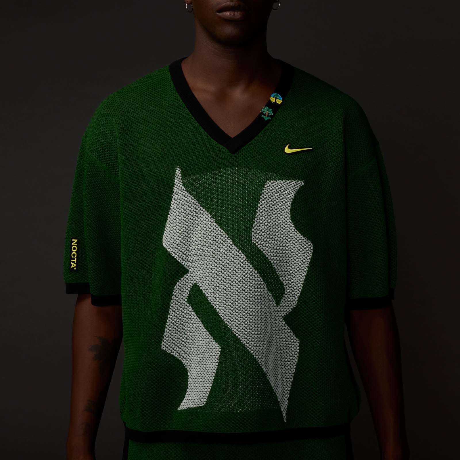 NOCTA Vybz Green Knit Short Sleeve