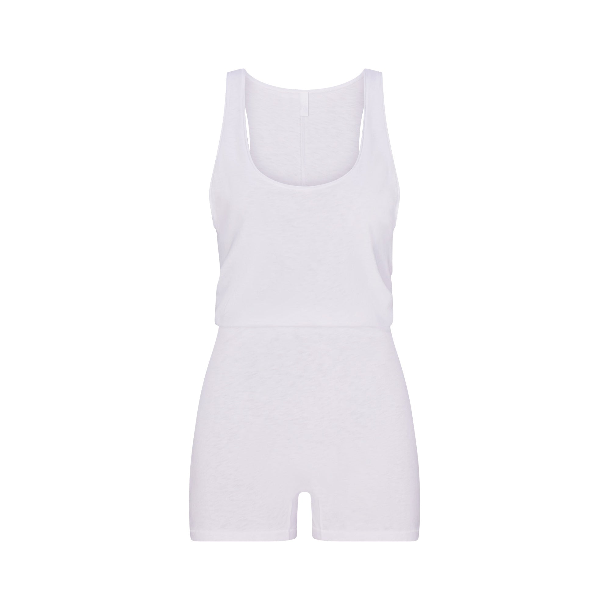 SKIMS WORN IN JERSEY HEART ONESIE | SNOW